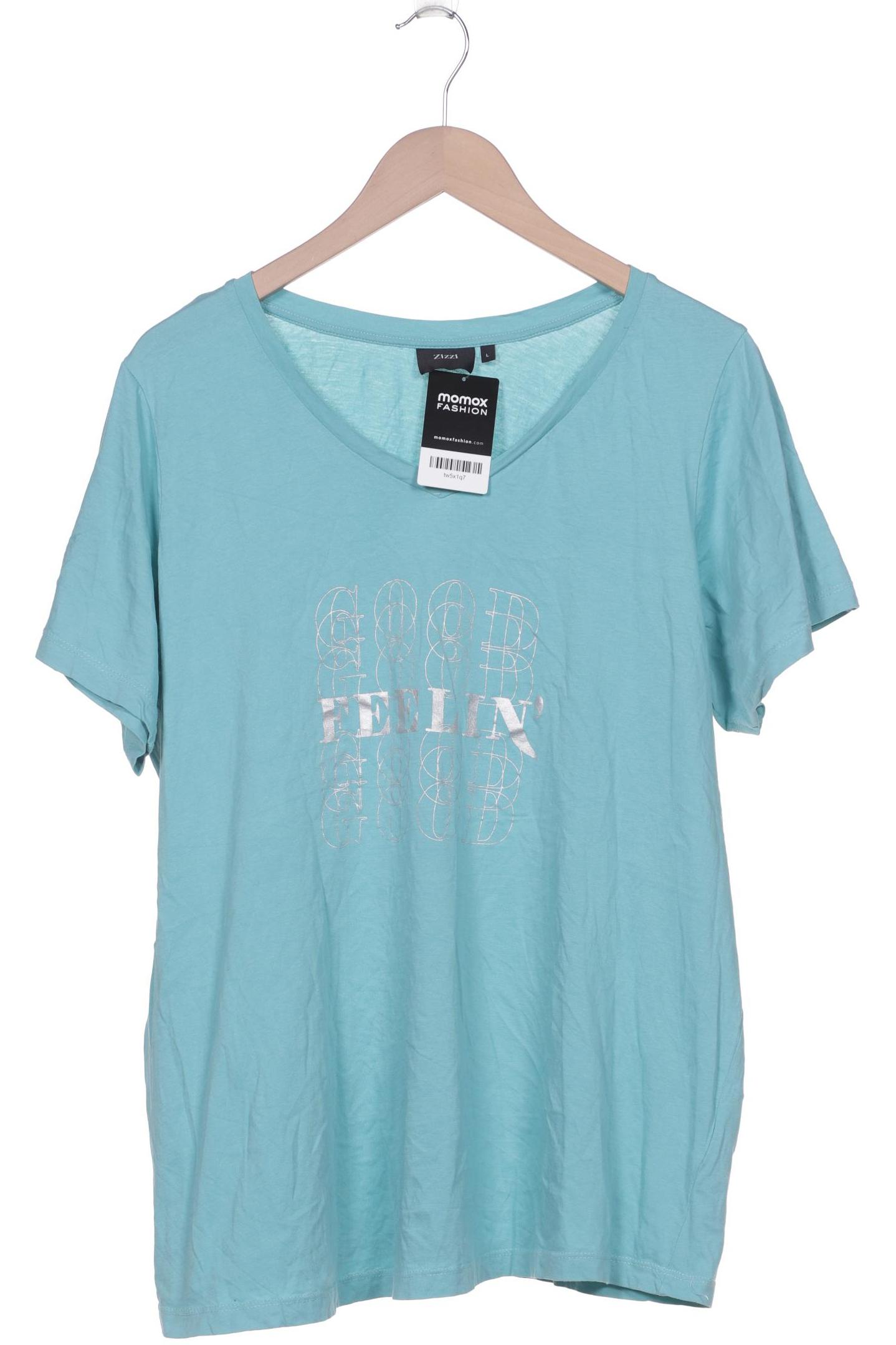 

Zizzi Damen T-Shirt, blau