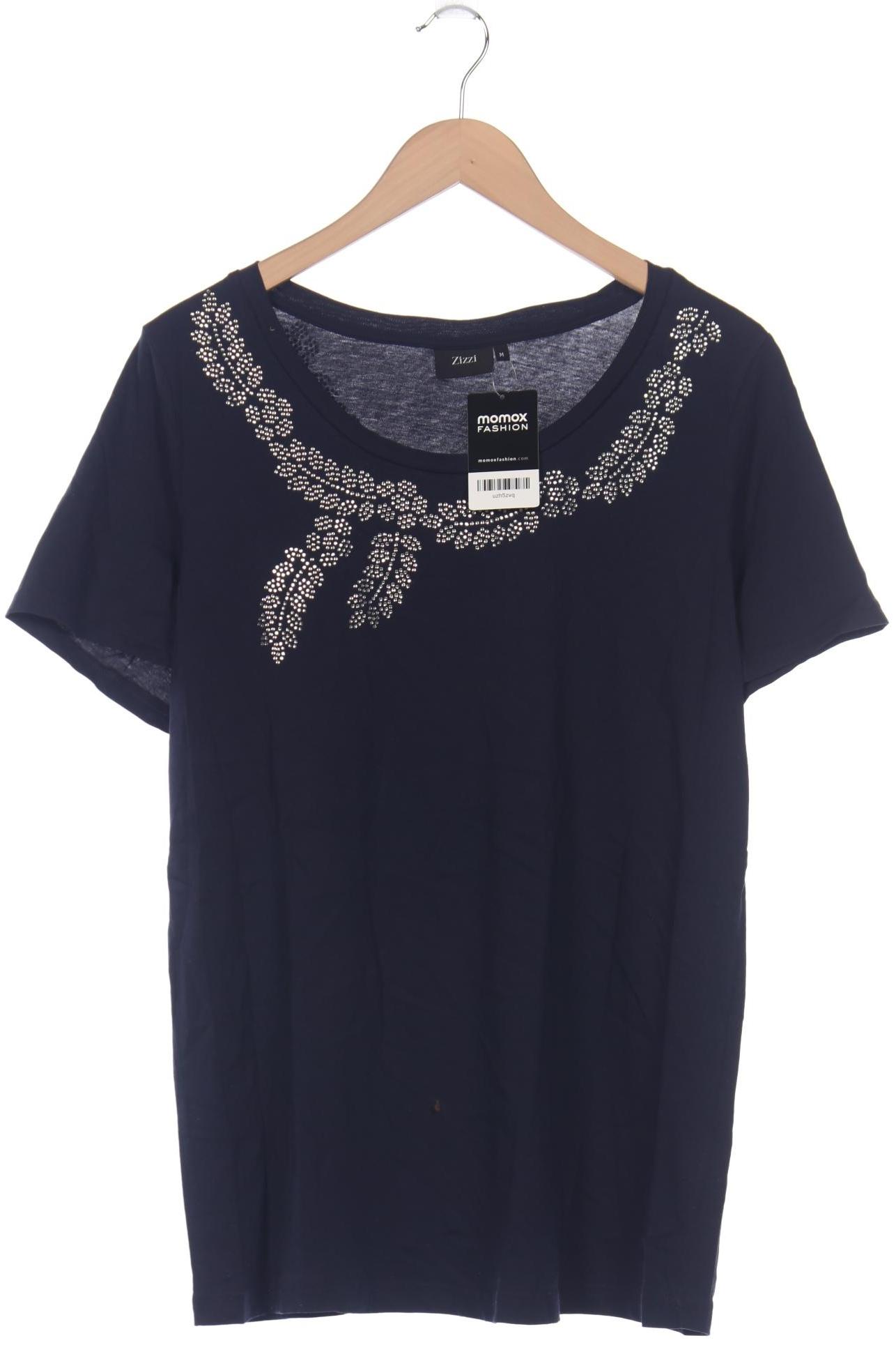 

Zizzi Damen T-Shirt, marineblau, Gr. 38