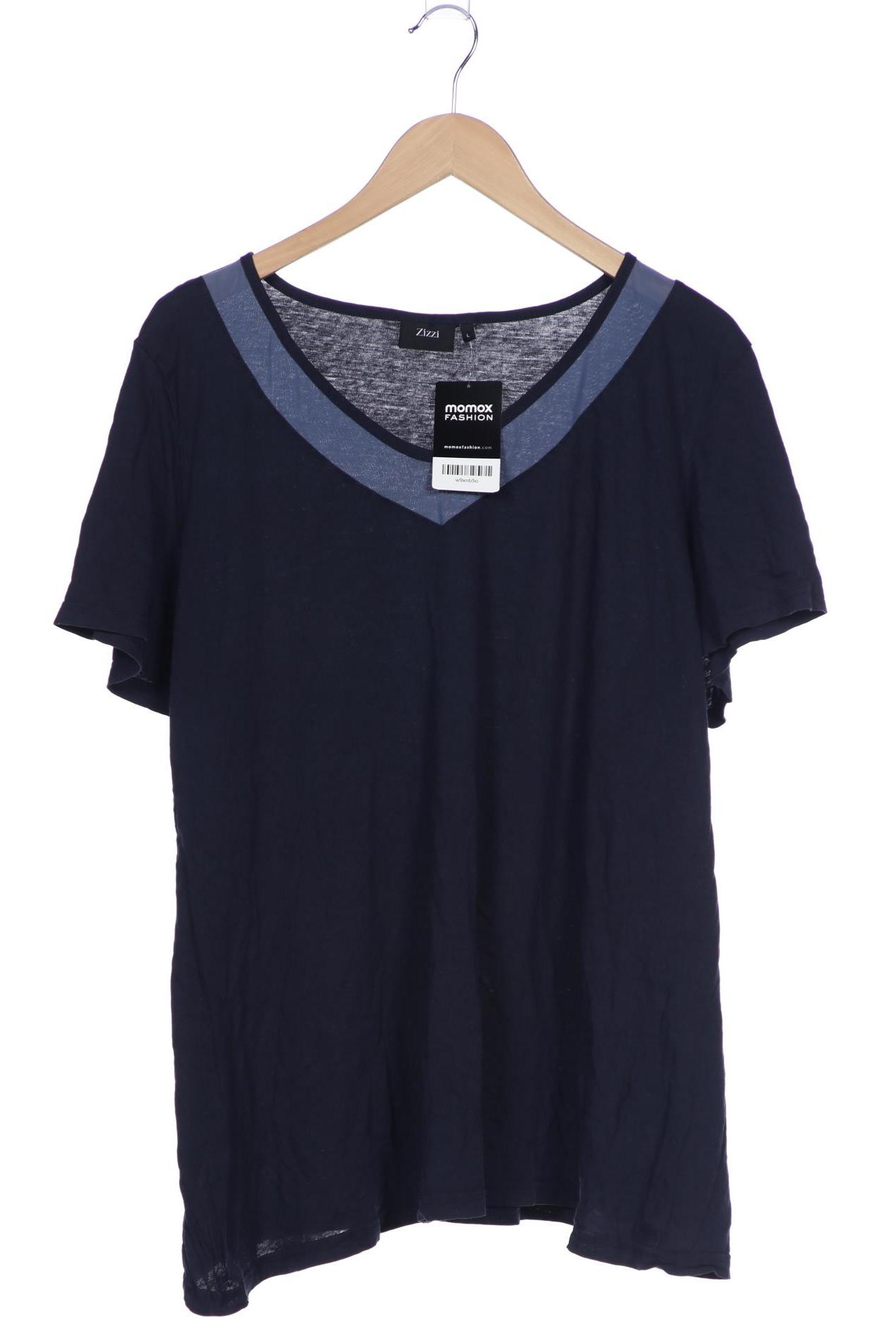 

Zizzi Damen T-Shirt, marineblau, Gr. 42