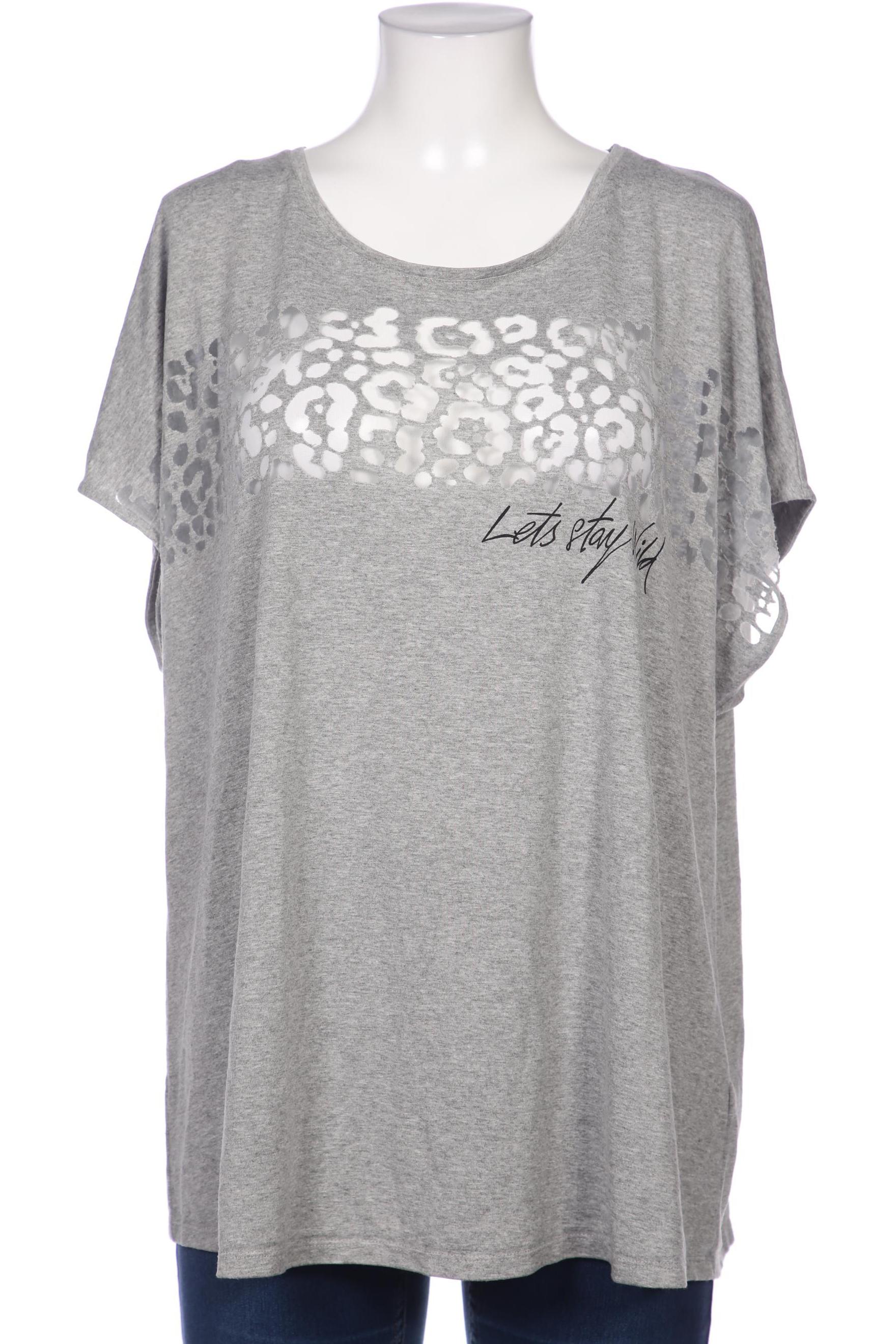 

Zizzi Damen T-Shirt, grau, Gr. 42
