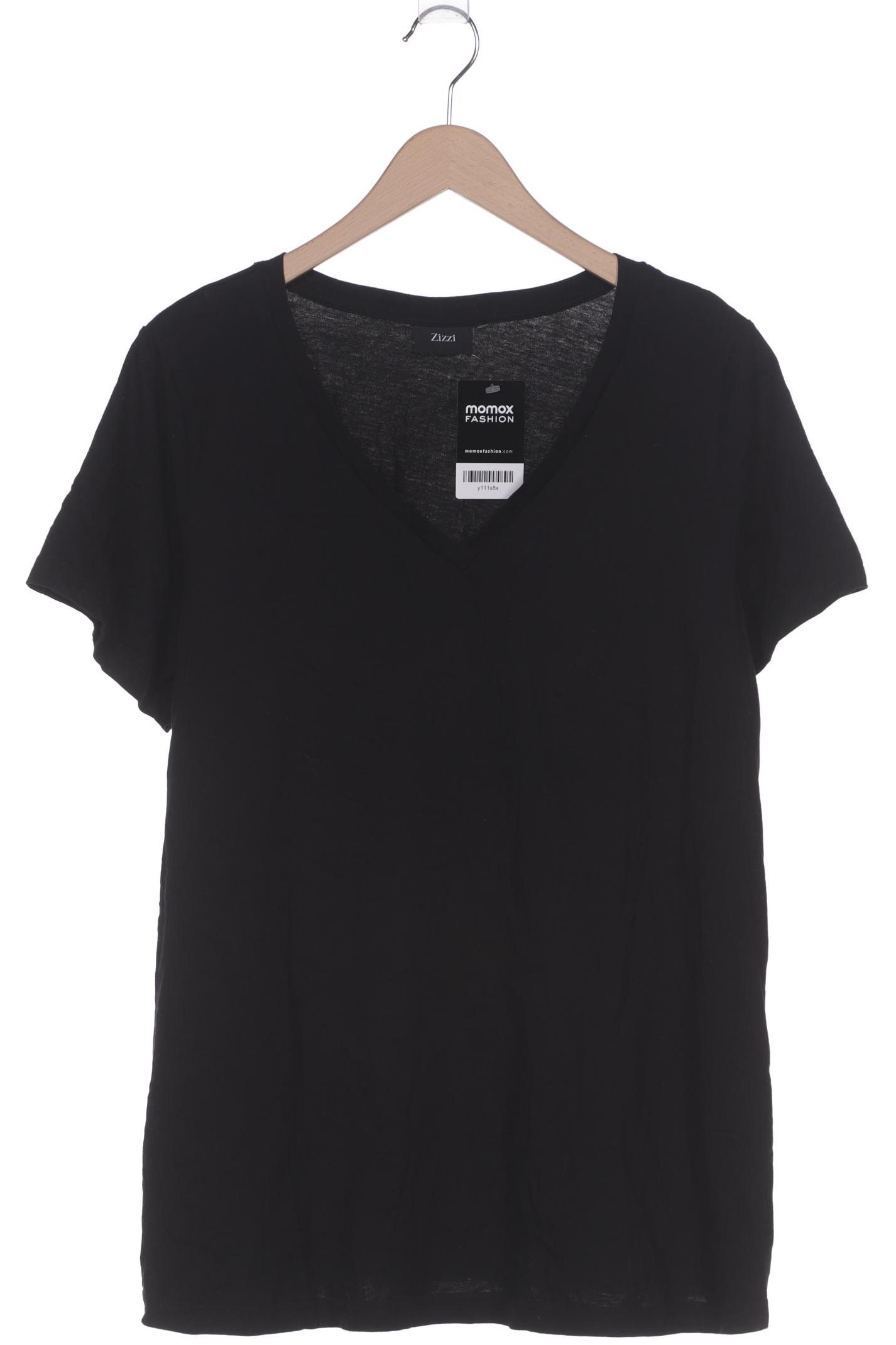 

Zizzi Damen T-Shirt, schwarz, Gr. 48