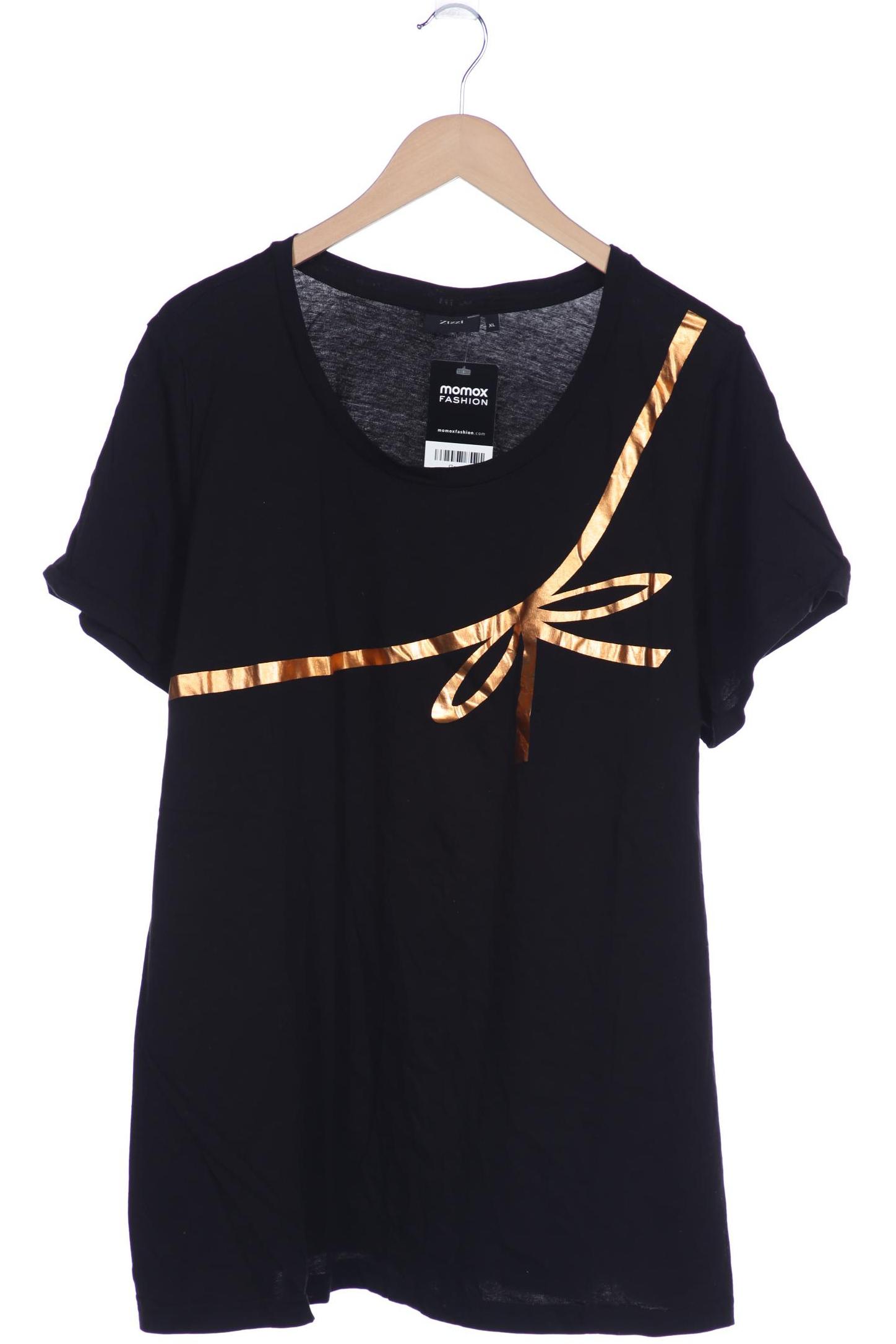 

Zizzi Damen T-Shirt, schwarz