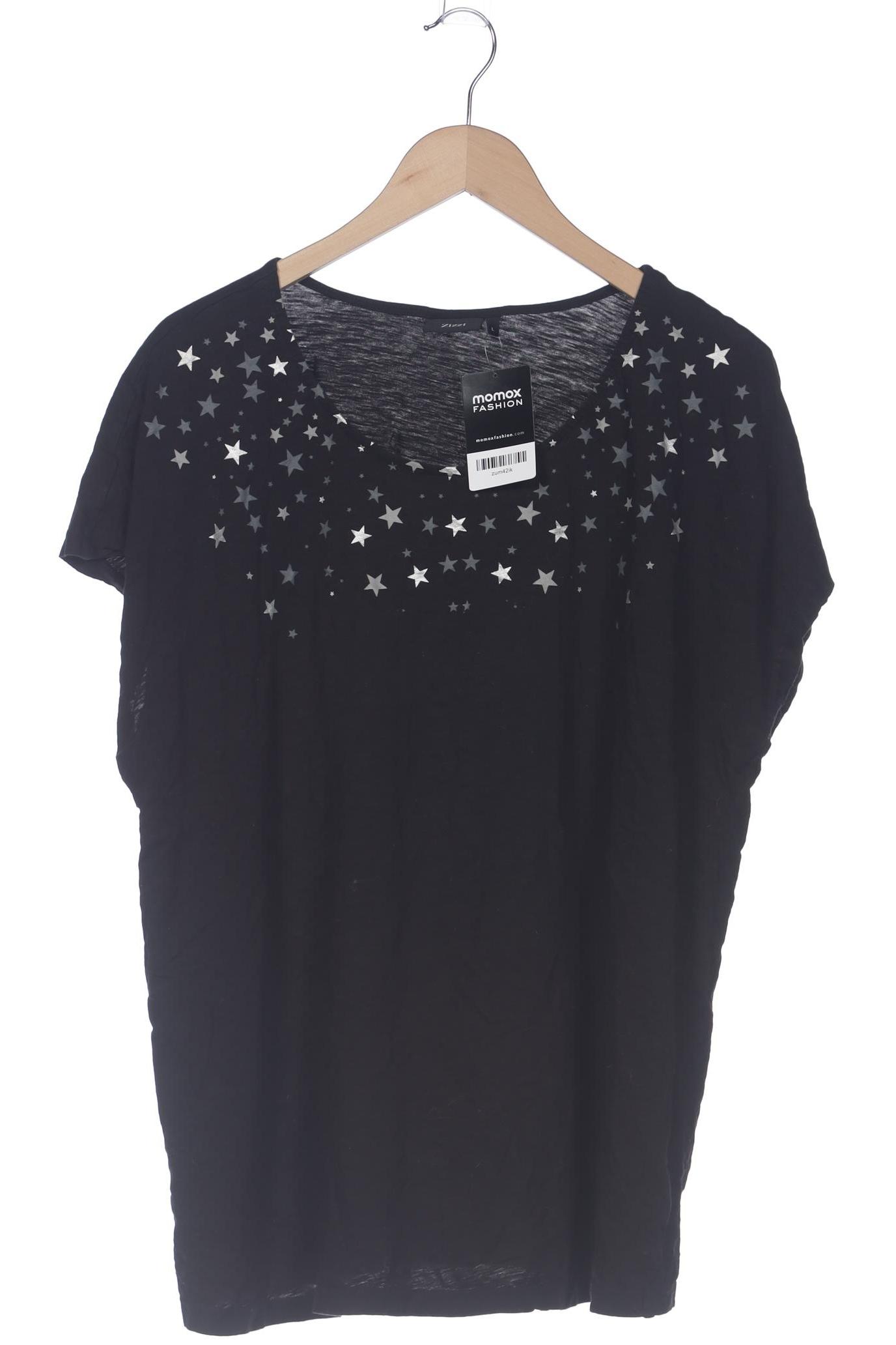 

Zizzi Damen T-Shirt, schwarz, Gr. 42