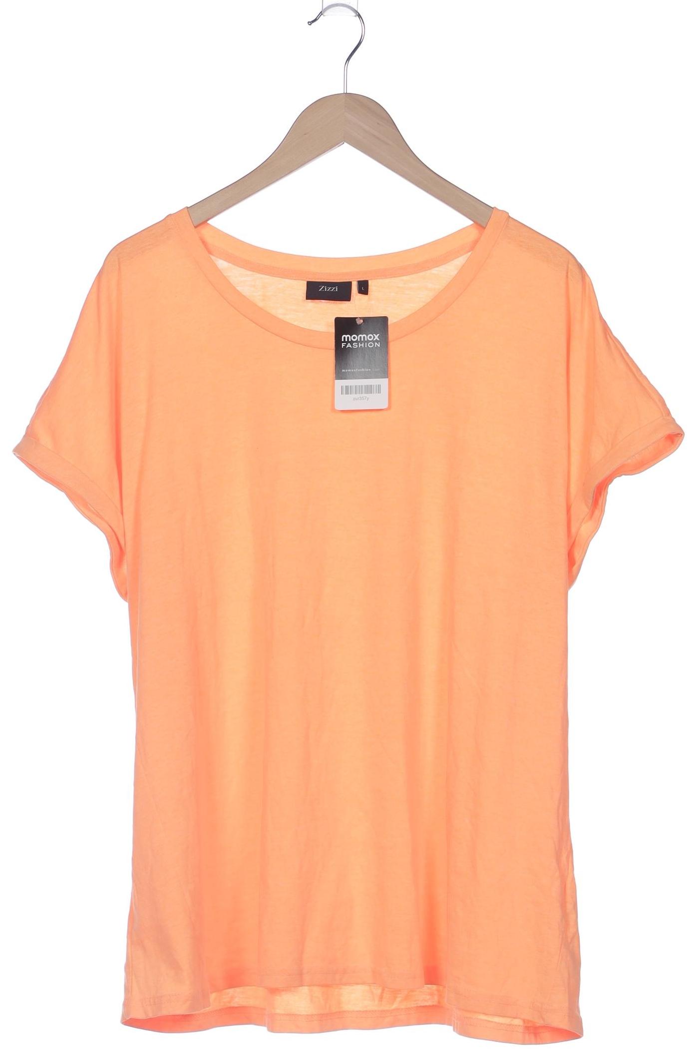 

Zizzi Damen T-Shirt, orange, Gr. 42