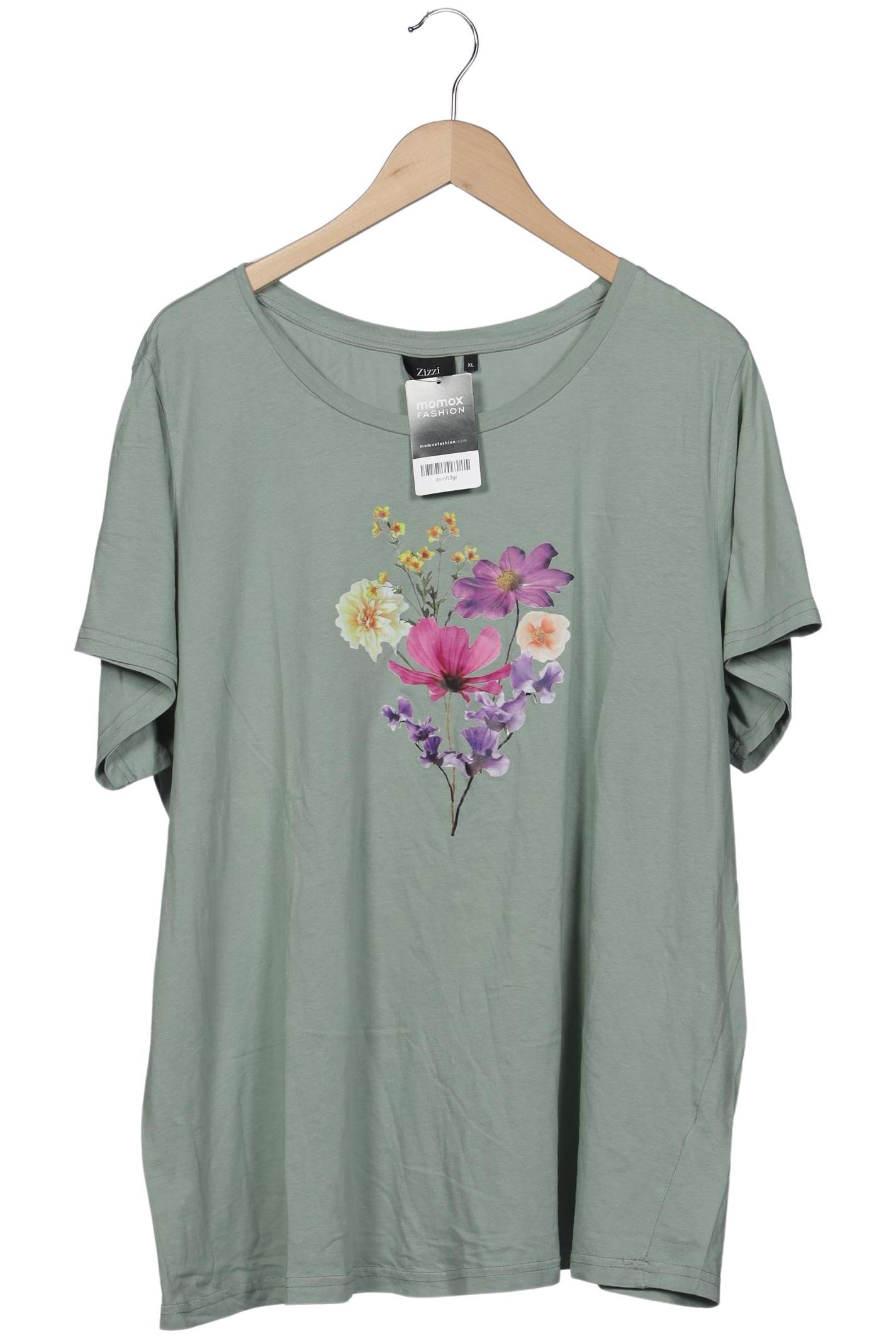 

Zizzi Damen T-Shirt, türkis, Gr. 44