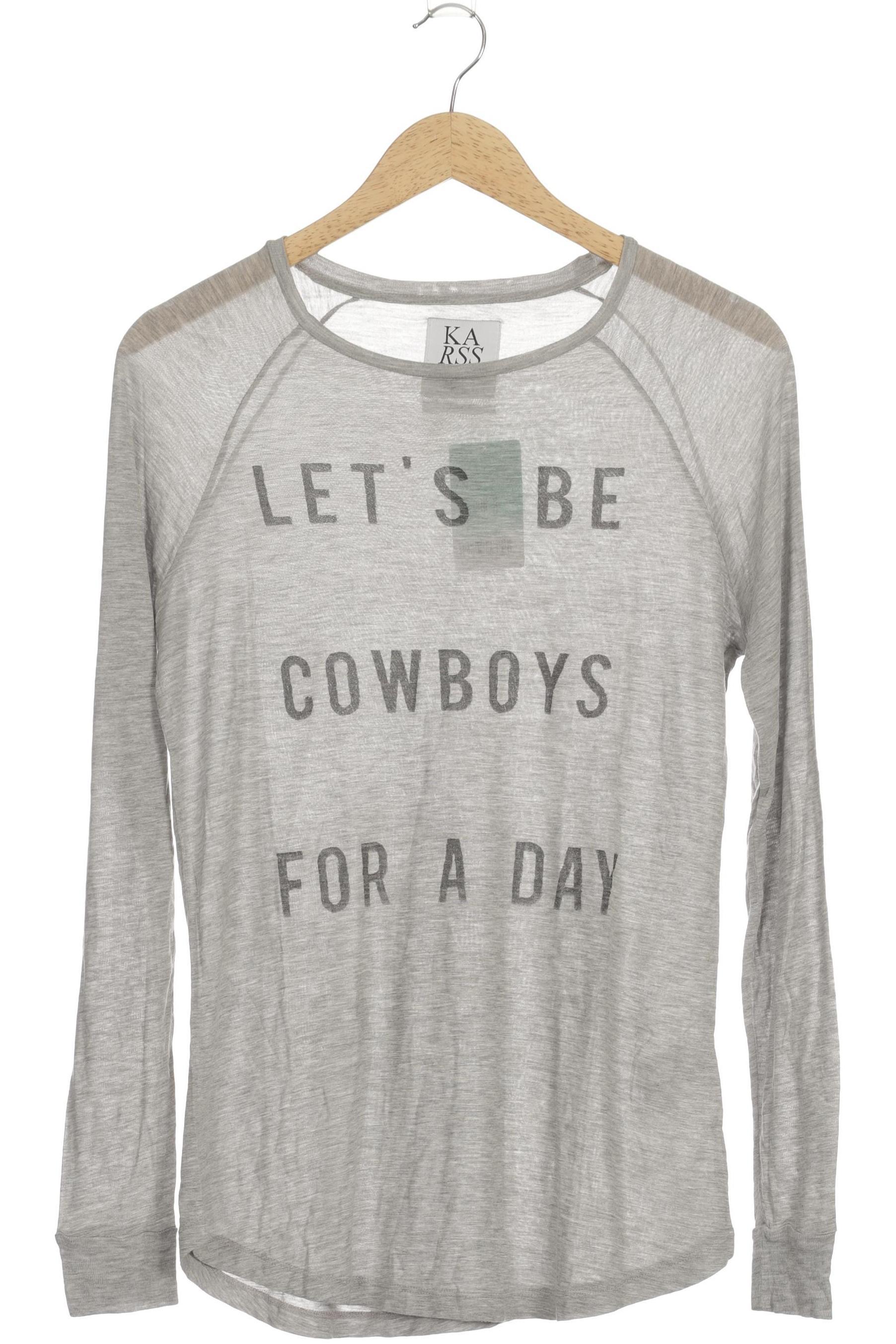 

Zoe Karssen Damen Langarmshirt, grau, Gr.