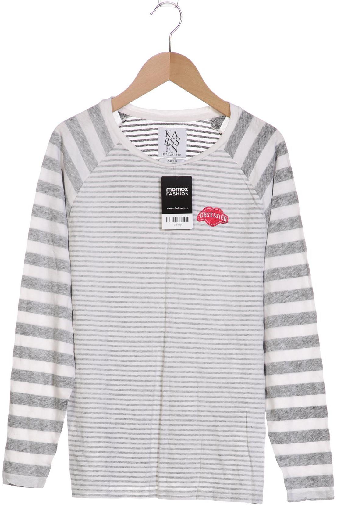 

Zoe Karssen Damen Langarmshirt, grau, Gr. 34