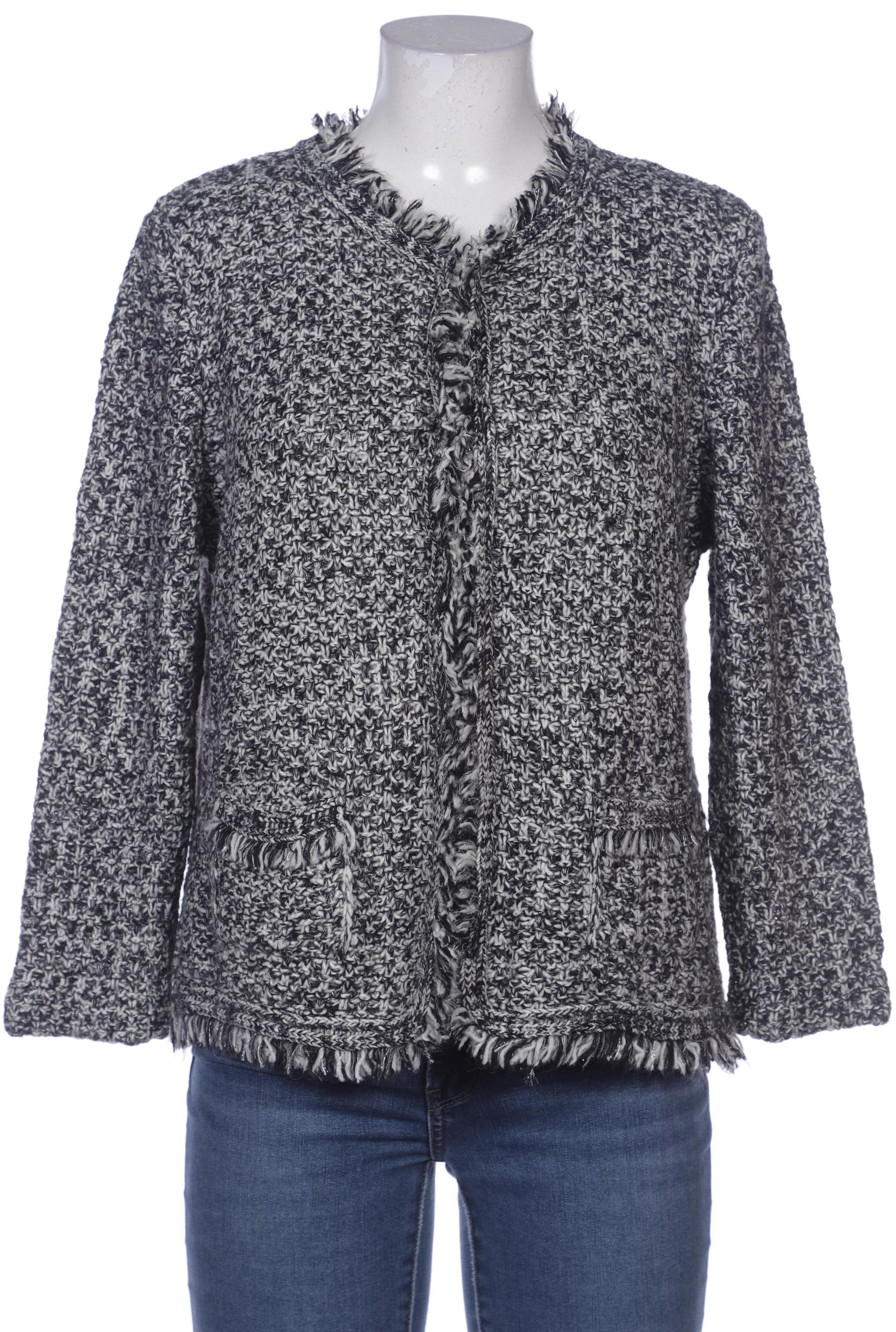 

zucca Damen Strickjacke, grau, Gr. 42