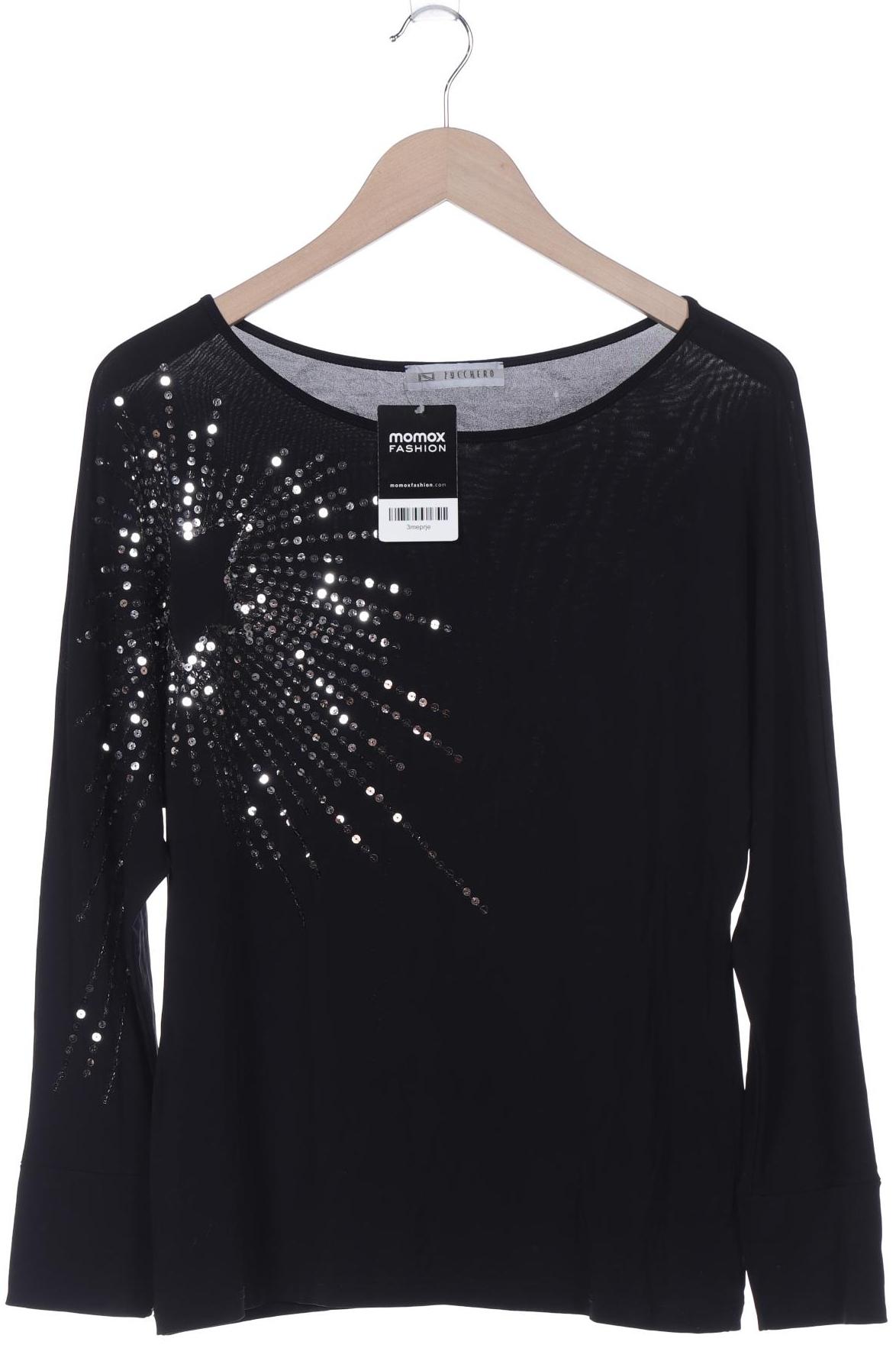 

Zucchero Damen Langarmshirt, schwarz, Gr. 38