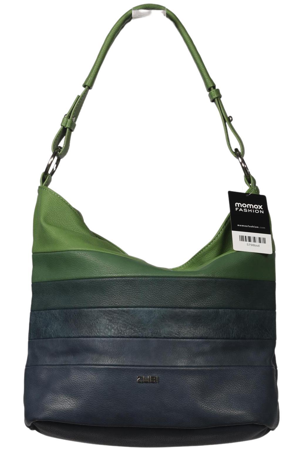 

Zwei Damen Handtasche, grün, Gr.