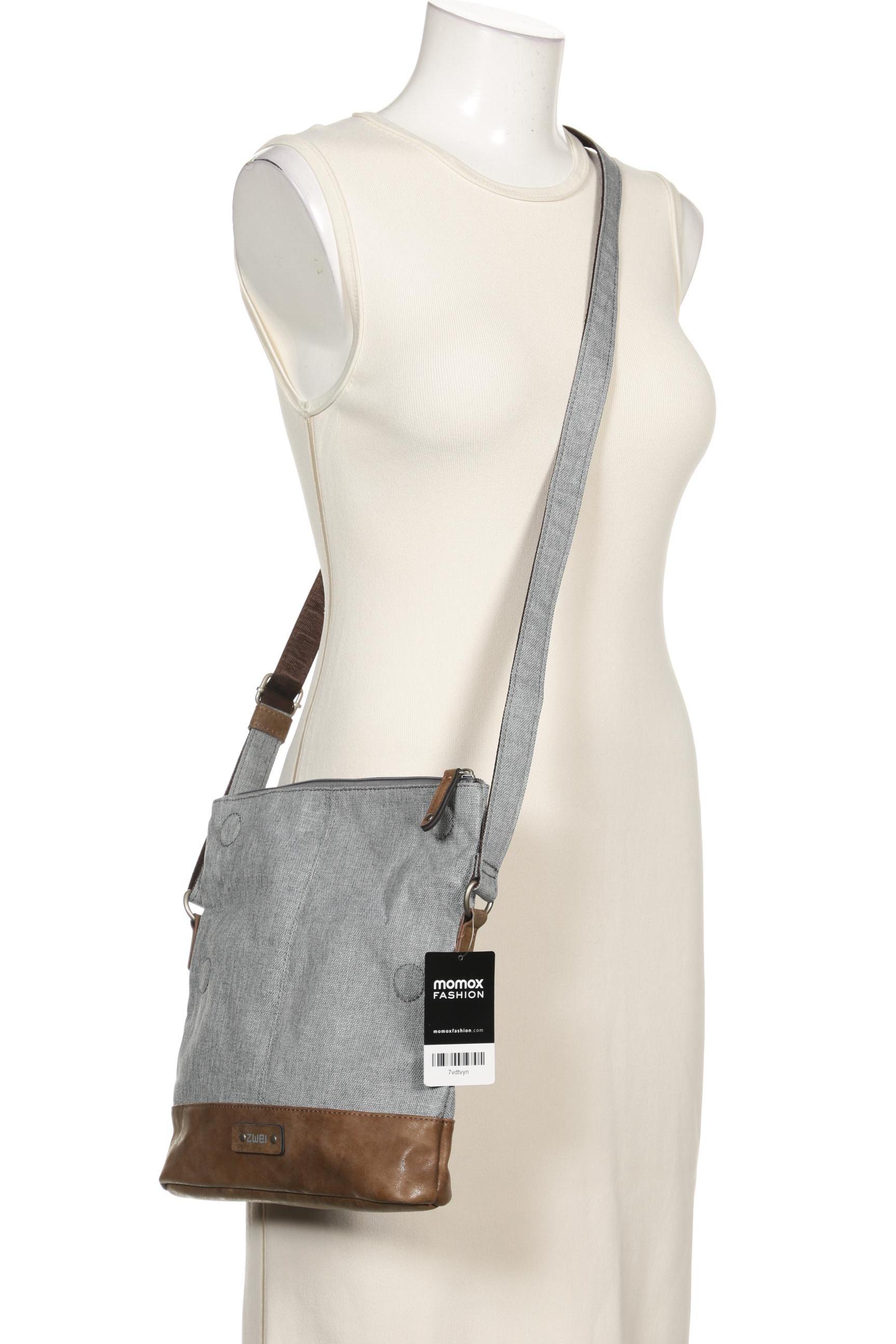 

Zwei Damen Handtasche, grau, Gr.
