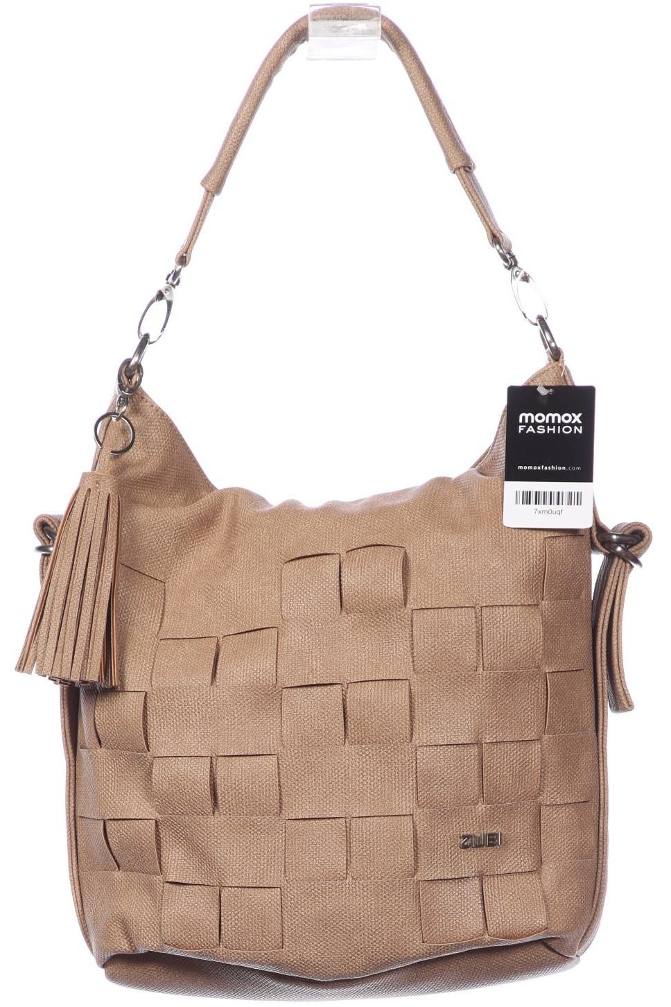 

Zwei Damen Handtasche, beige, Gr.