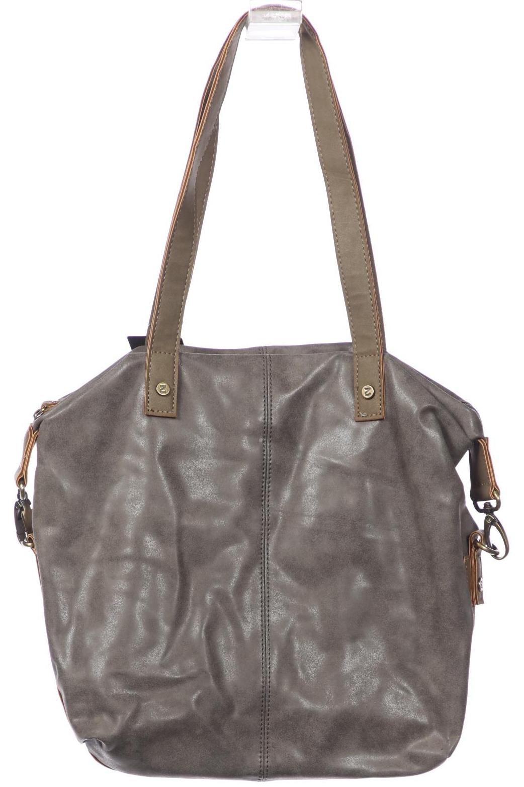 

Zwei Damen Handtasche, grau, Gr.