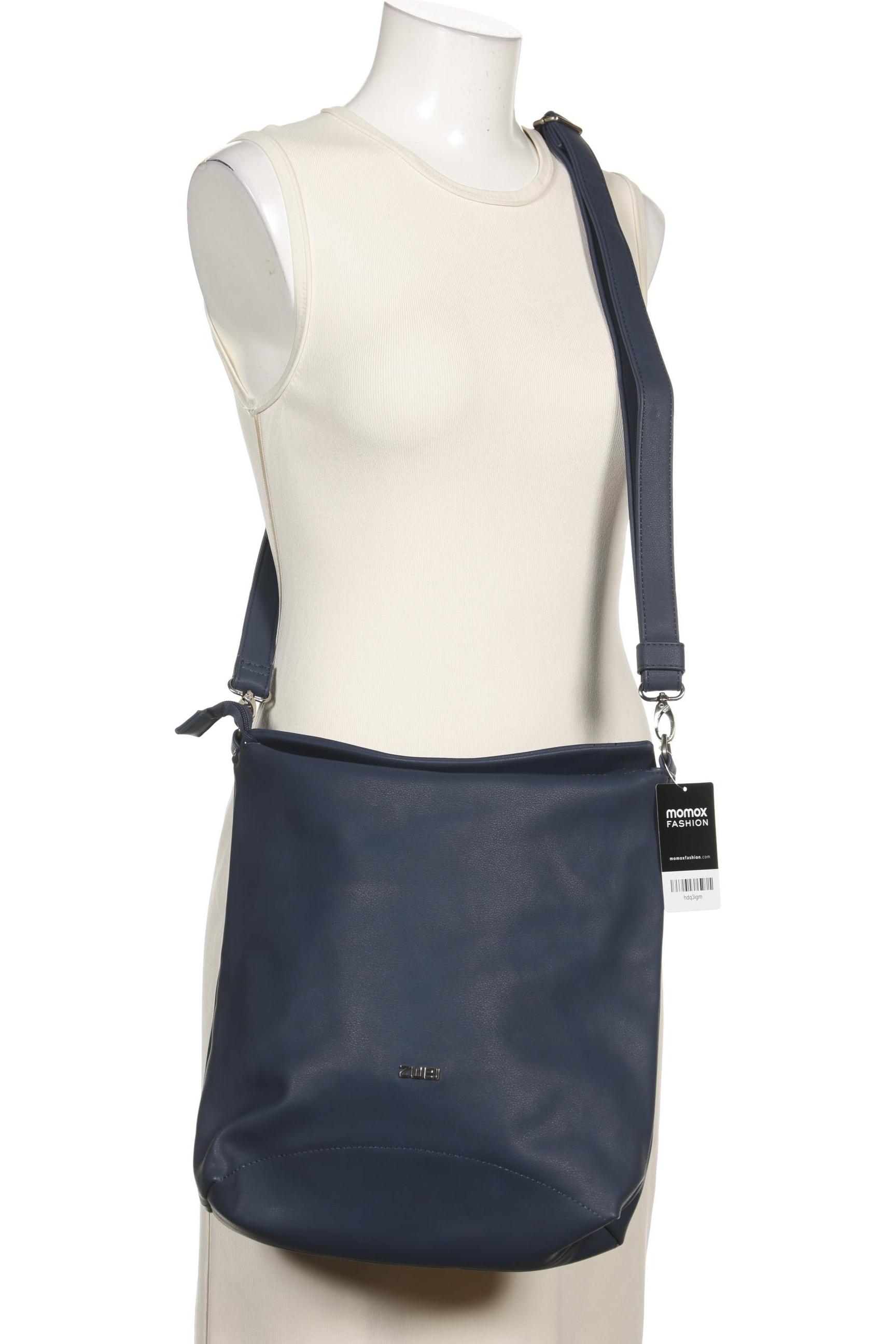 

Zwei Damen Handtasche, marineblau, Gr.
