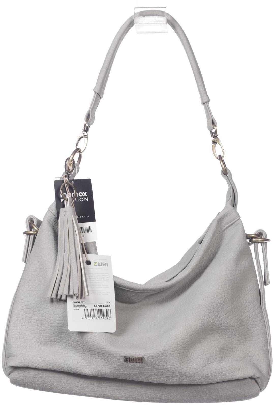 

Zwei Damen Handtasche, grau, Gr.