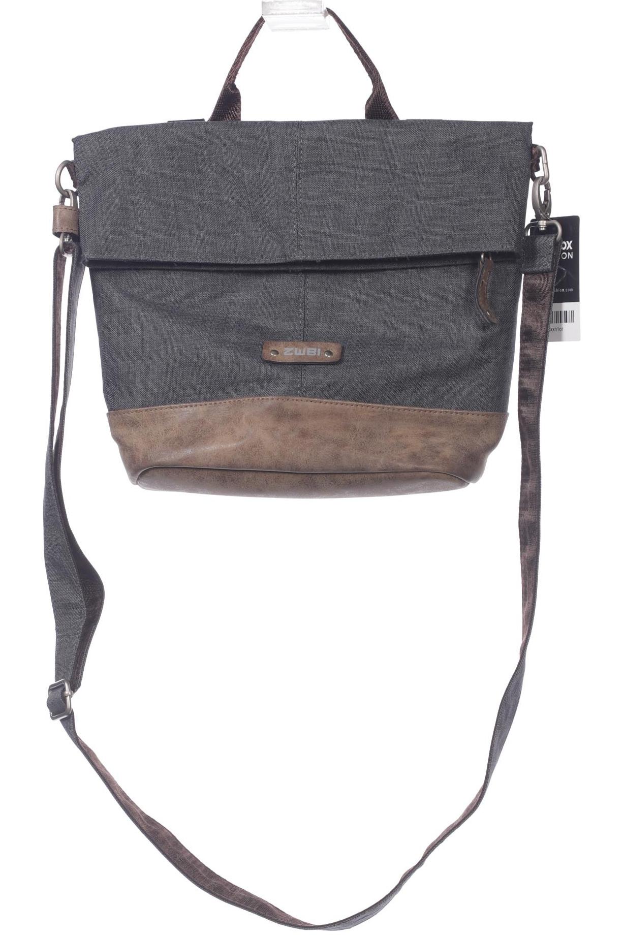 

Zwei Damen Handtasche, grau, Gr.