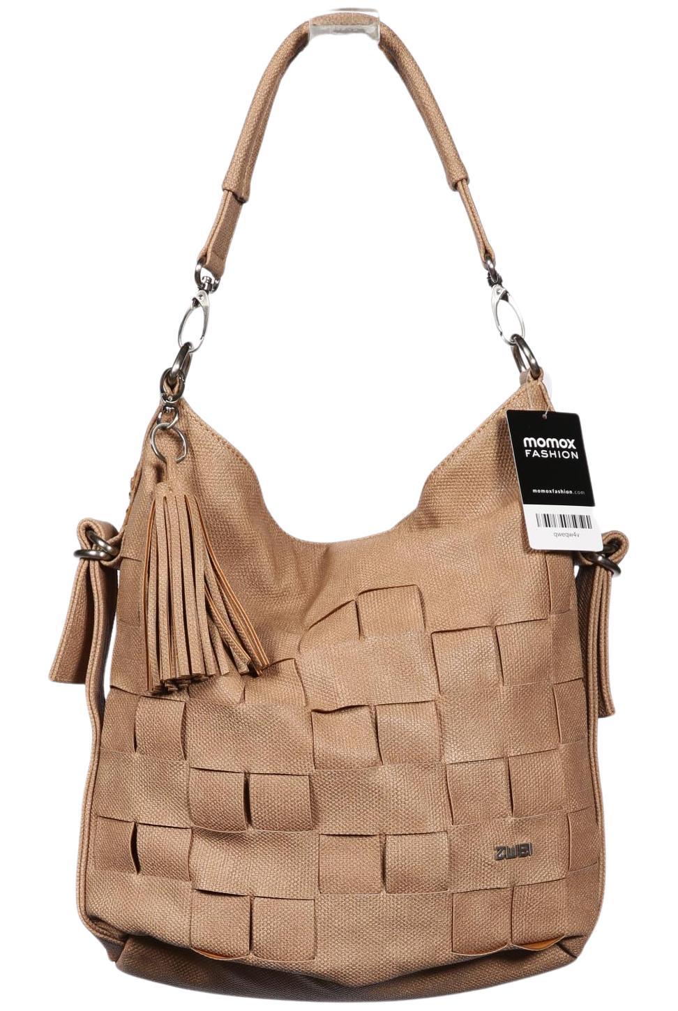

Zwei Damen Handtasche, beige, Gr.