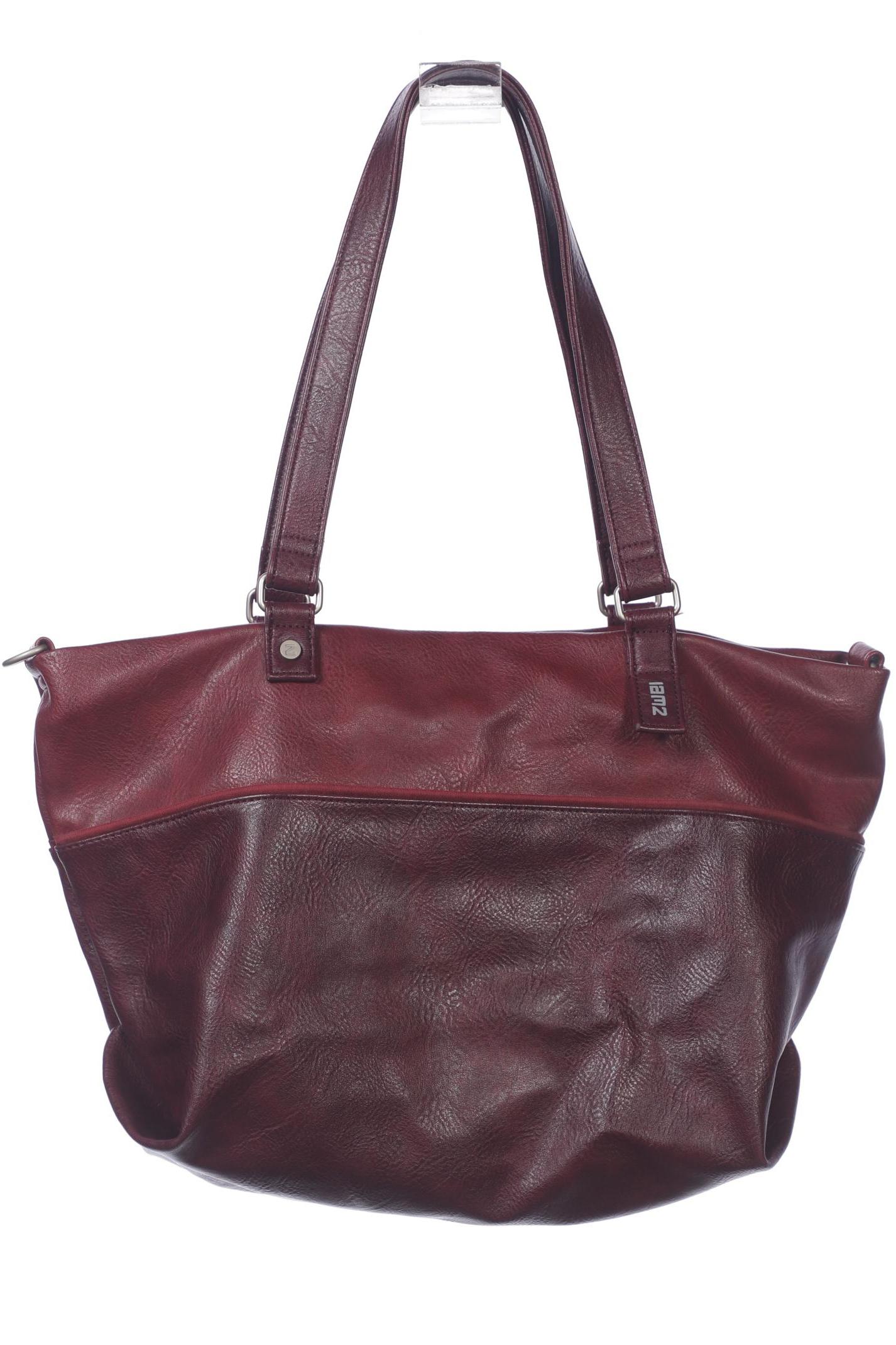 

Zwei Damen Handtasche, bordeaux, Gr.