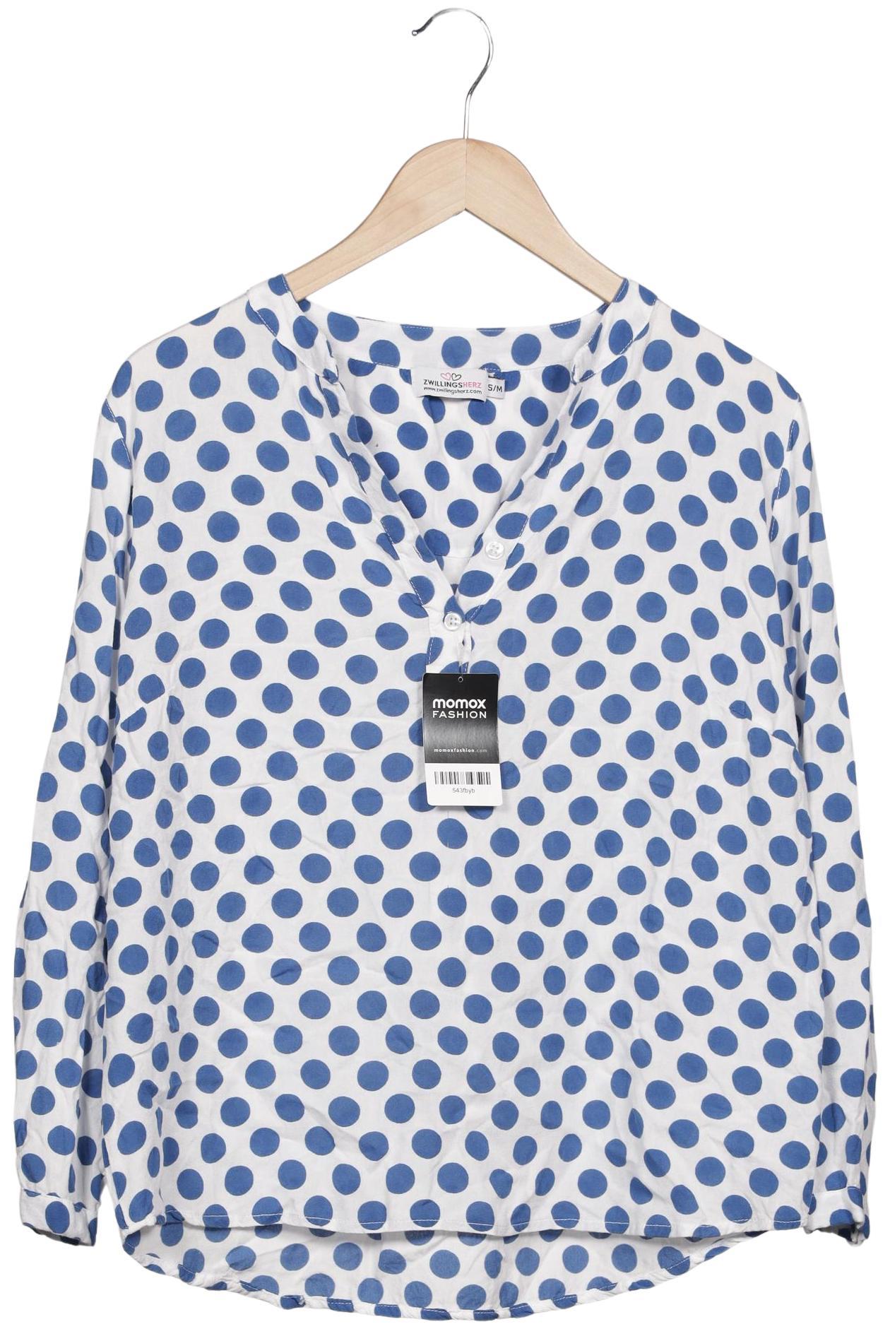 

Zwillingsherz Damen Bluse, blau, Gr. 36