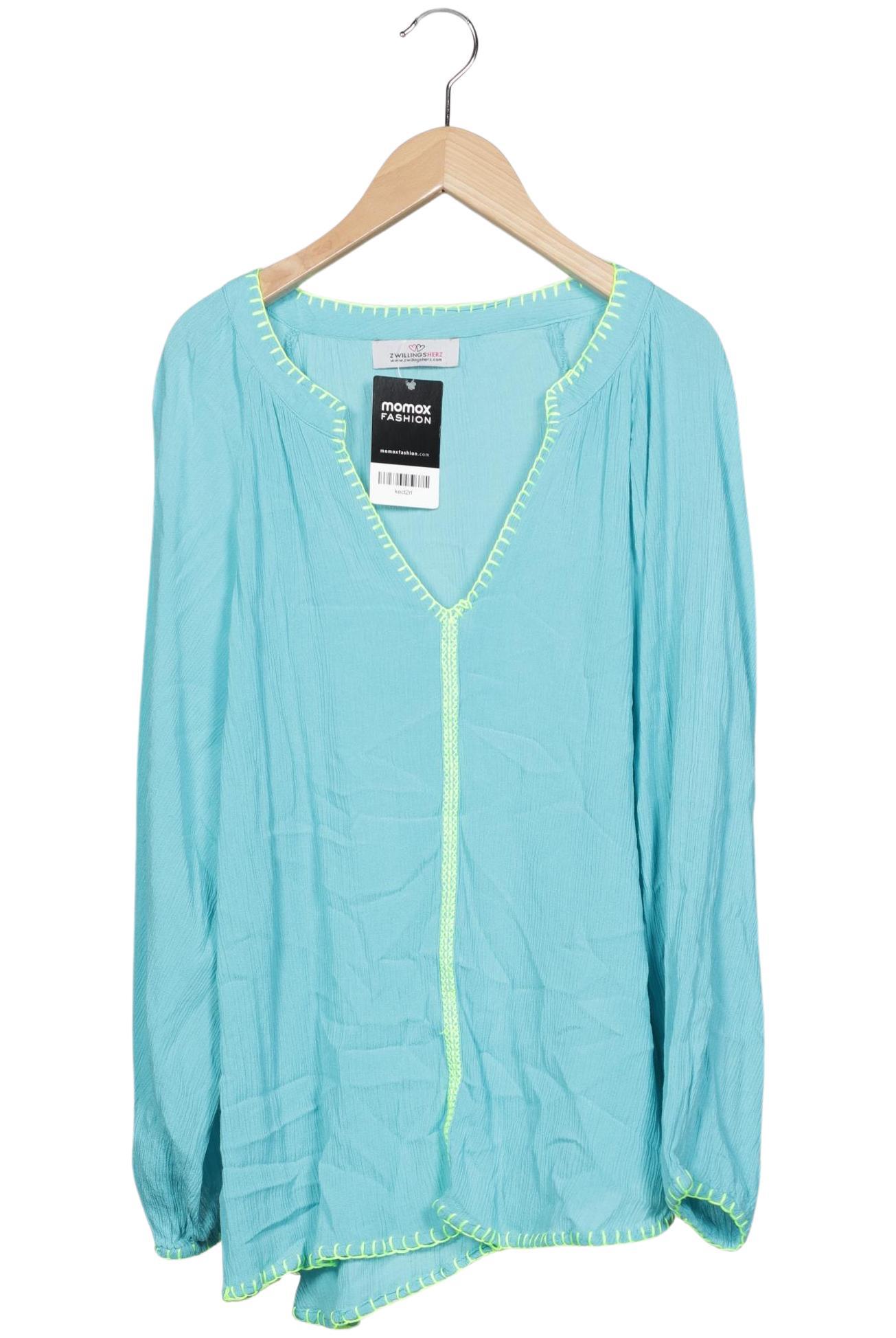 

Zwillingsherz Damen Bluse, blau, Gr. 46