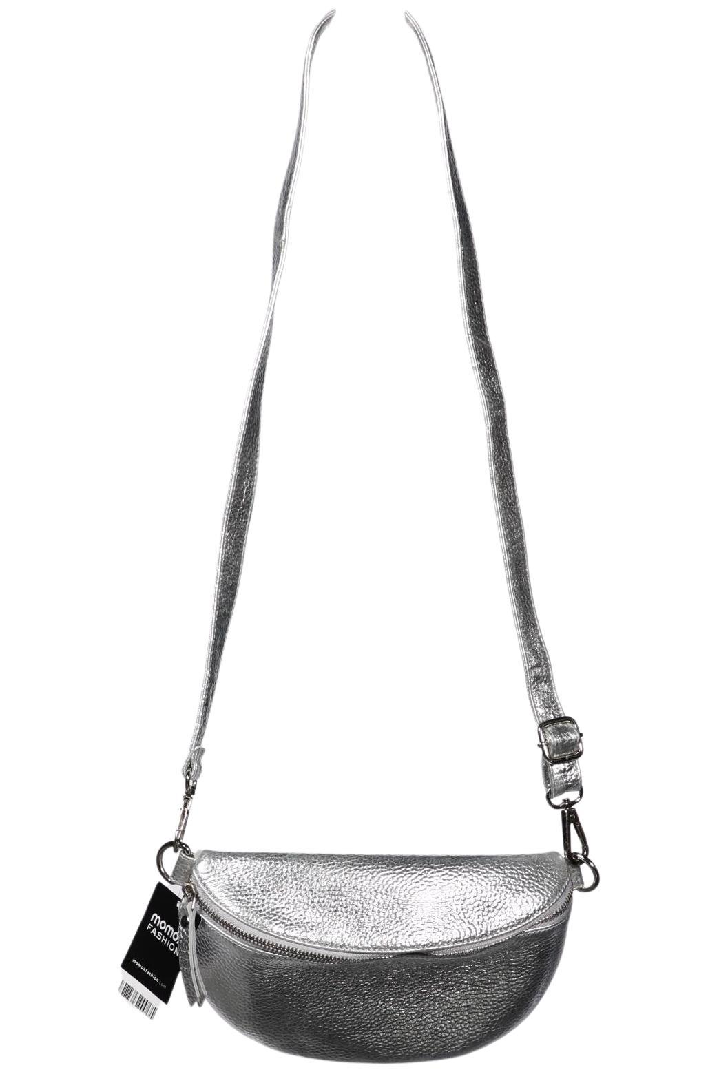 

Zwillingsherz Damen Handtasche, silber, Gr.