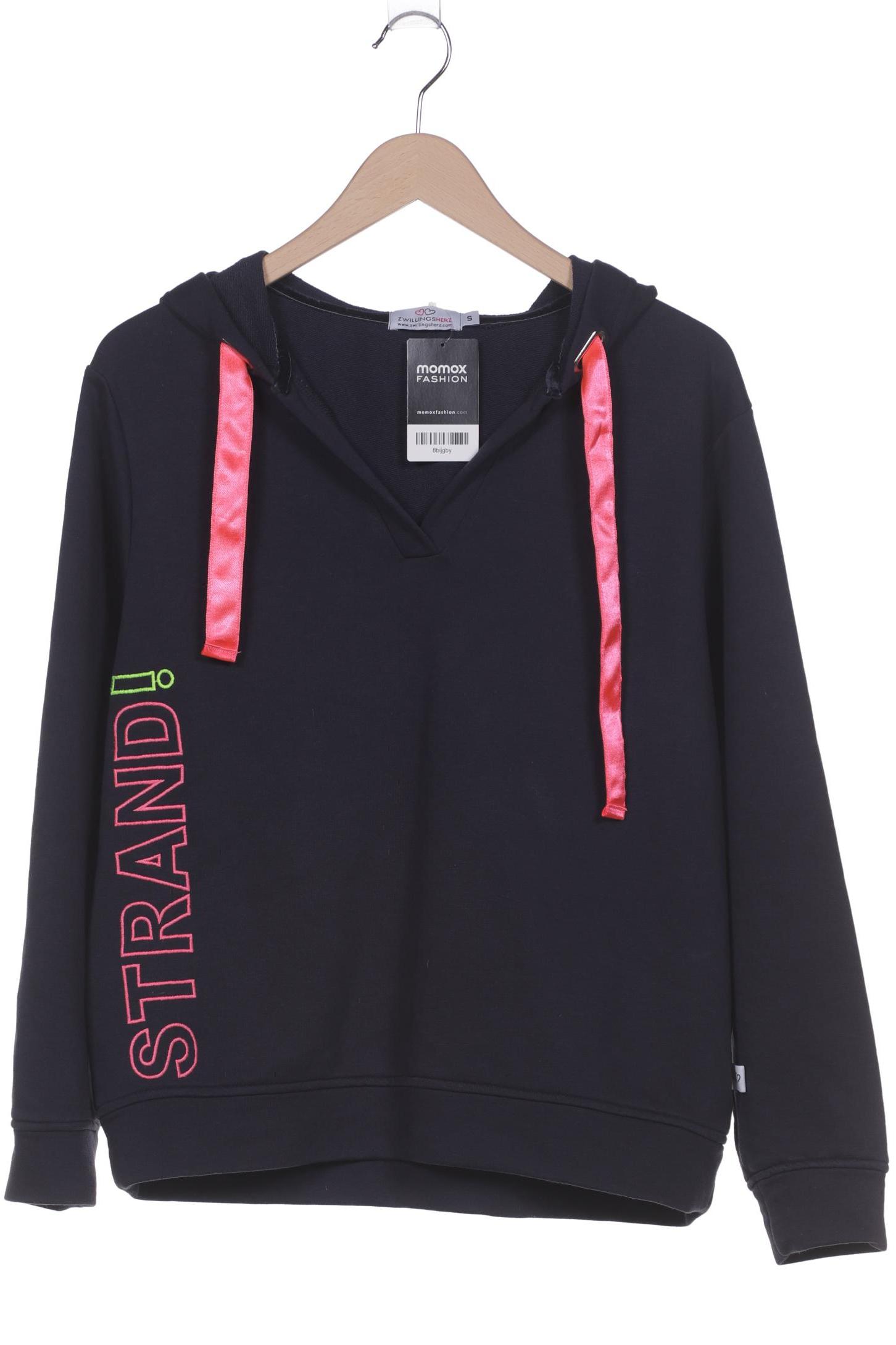 

Zwillingsherz Damen Kapuzenpullover, marineblau, Gr. 36