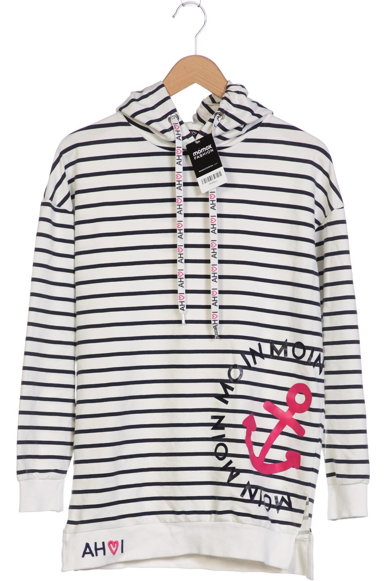 

Zwillingsherz Damen Kapuzenpullover, weiß