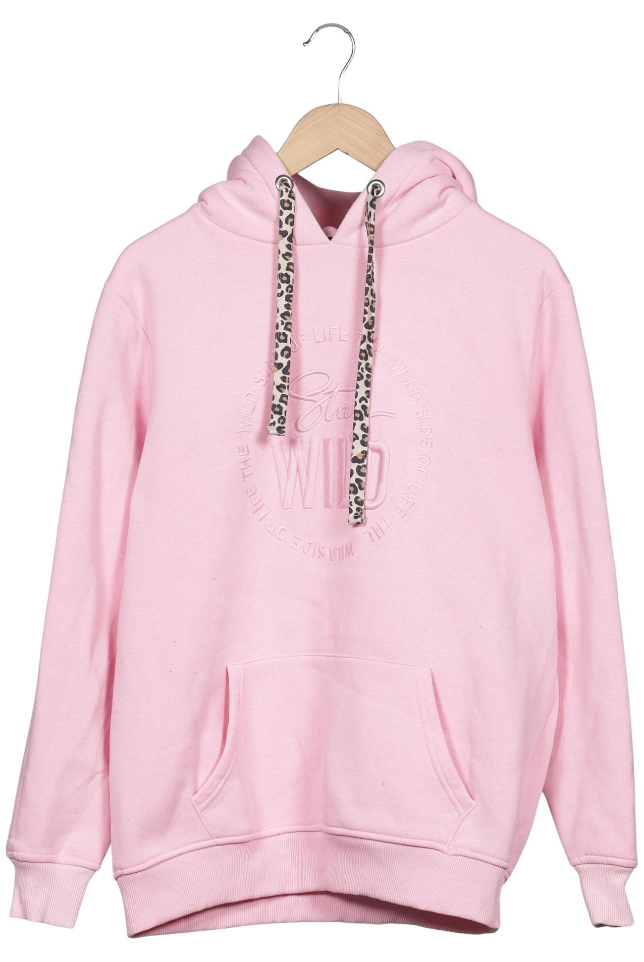 

Zwillingsherz Damen Kapuzenpullover, pink, Gr. 44