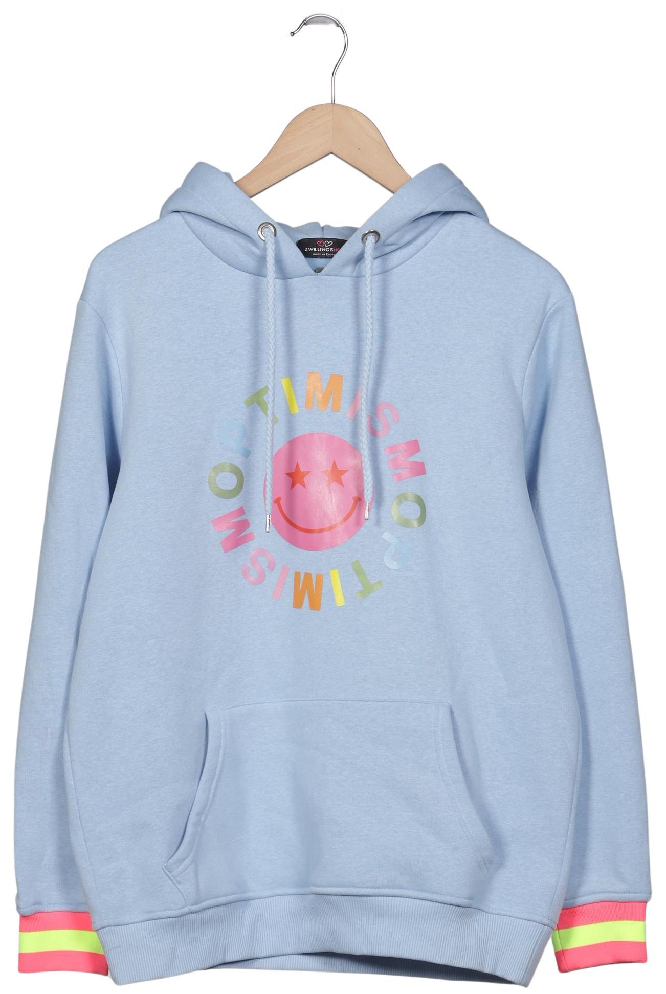 

Zwillingsherz Damen Kapuzenpullover, hellblau, Gr. 38