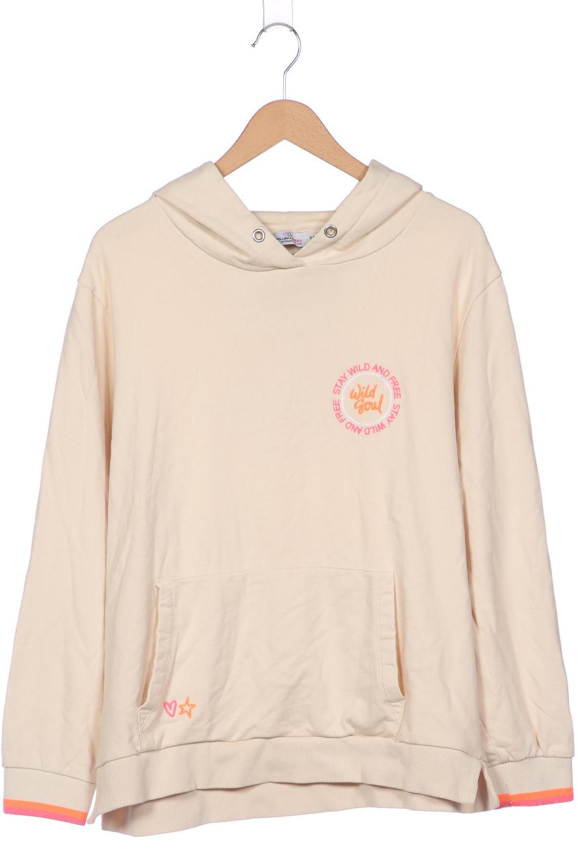 

Zwillingsherz Damen Kapuzenpullover, beige, Gr. 36