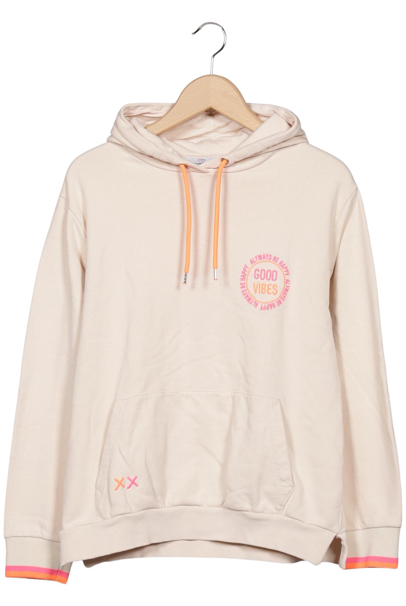 

Zwillingsherz Damen Kapuzenpullover, beige, Gr. 36