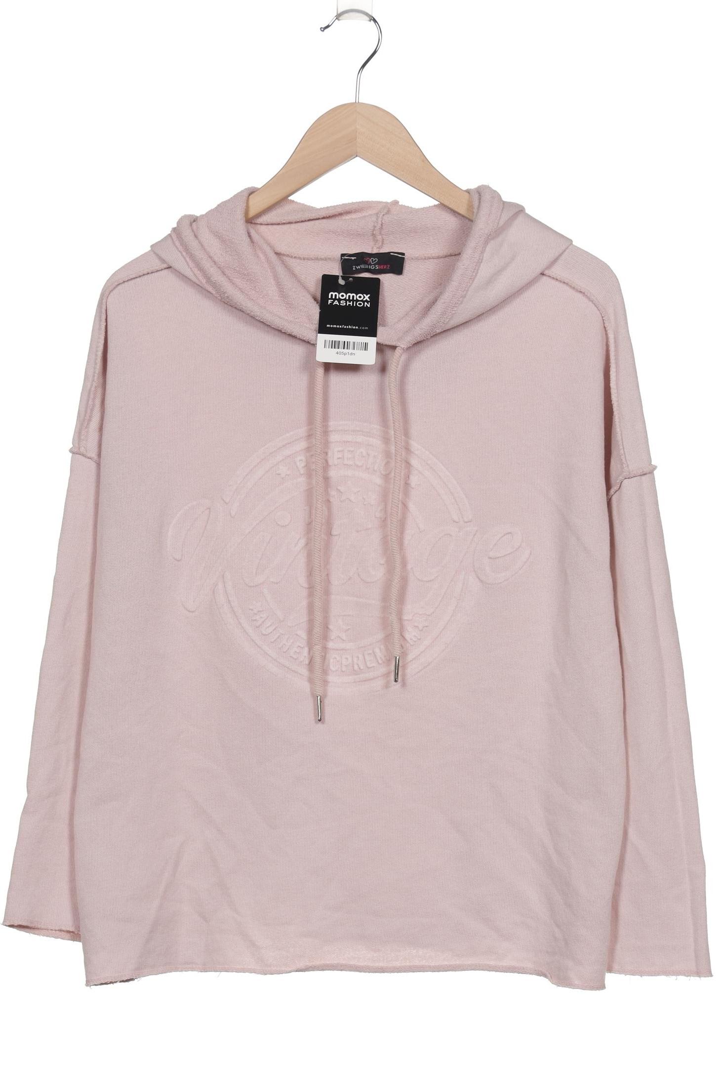 

Zwillingsherz Damen Kapuzenpullover, pink, Gr. 44