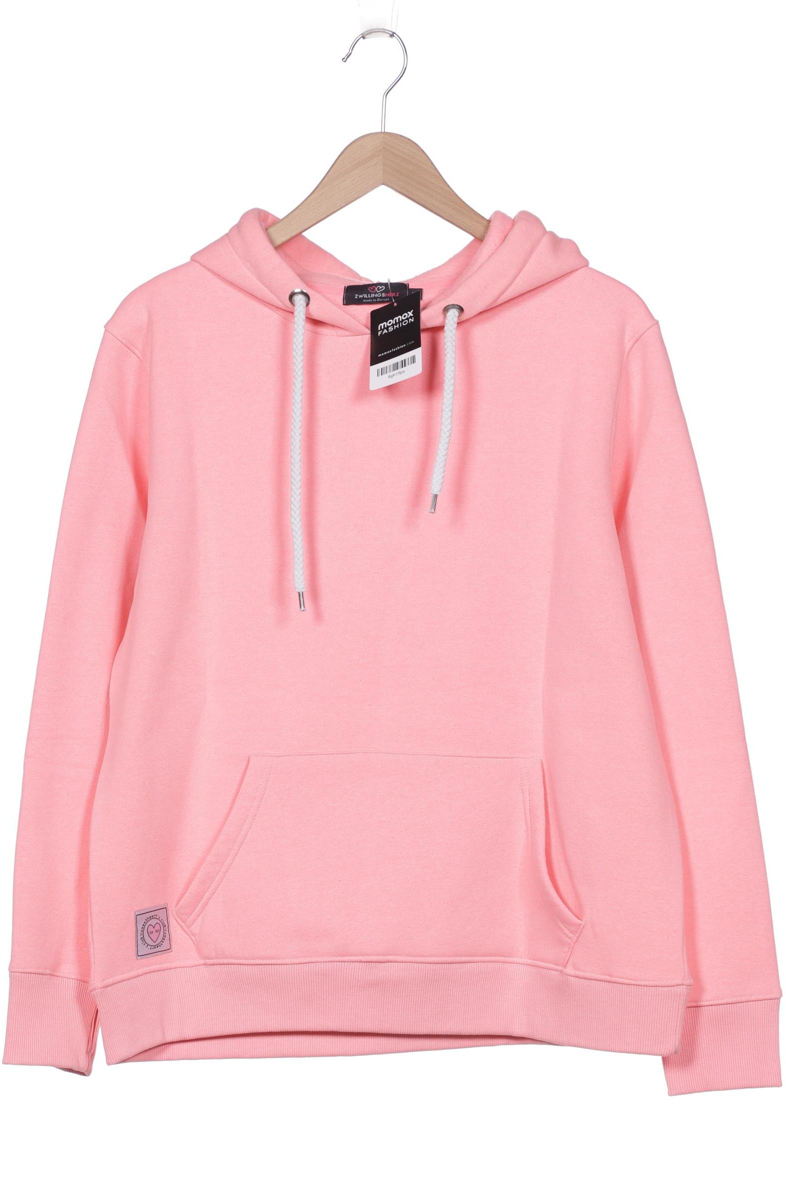 

Zwillingsherz Damen Kapuzenpullover, pink, Gr. 44