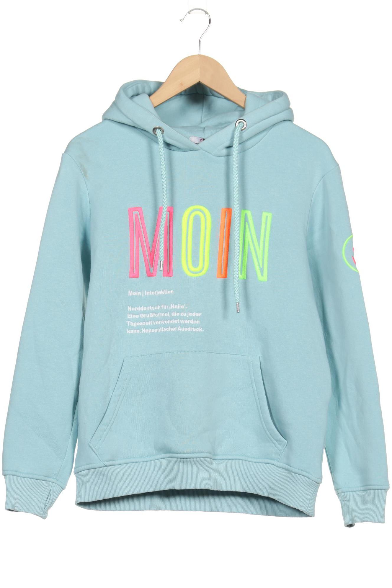 

Zwillingsherz Damen Kapuzenpullover, hellblau