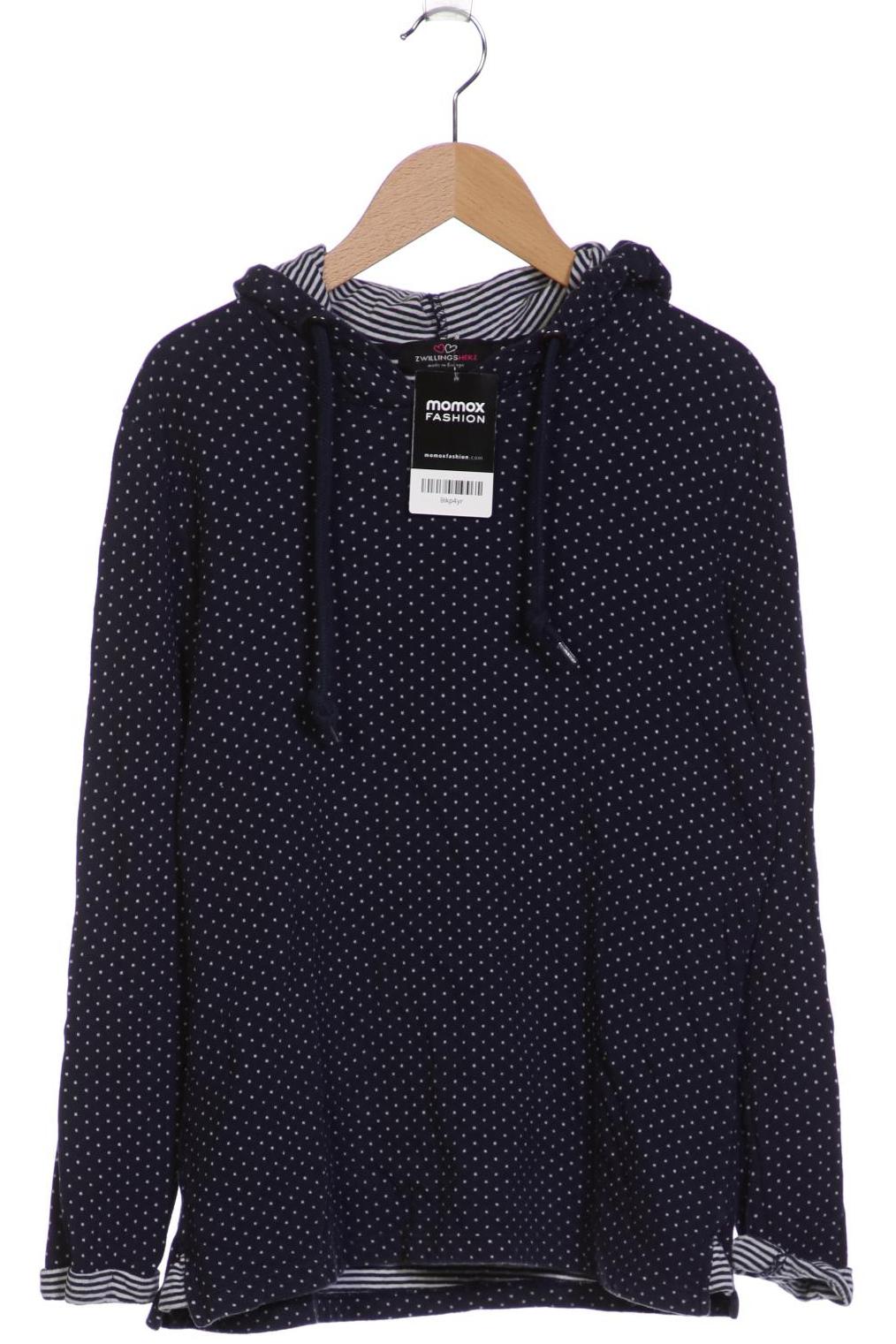 

Zwillingsherz Damen Kapuzenpullover, marineblau, Gr. 36
