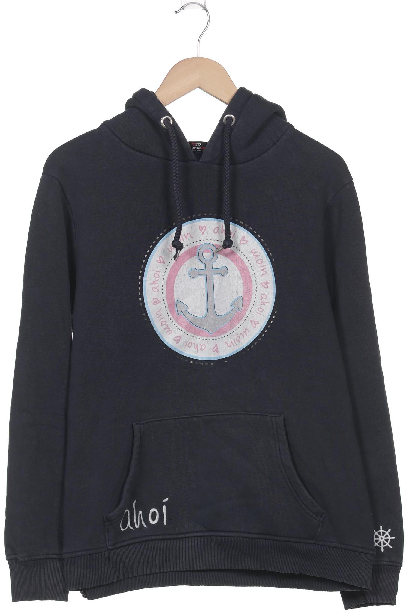 

Zwillingsherz Damen Kapuzenpullover, marineblau, Gr. 42