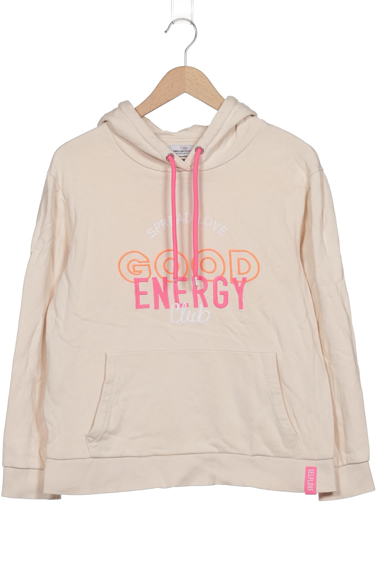 

Zwillingsherz Damen Kapuzenpullover, cremeweiß, Gr. 36