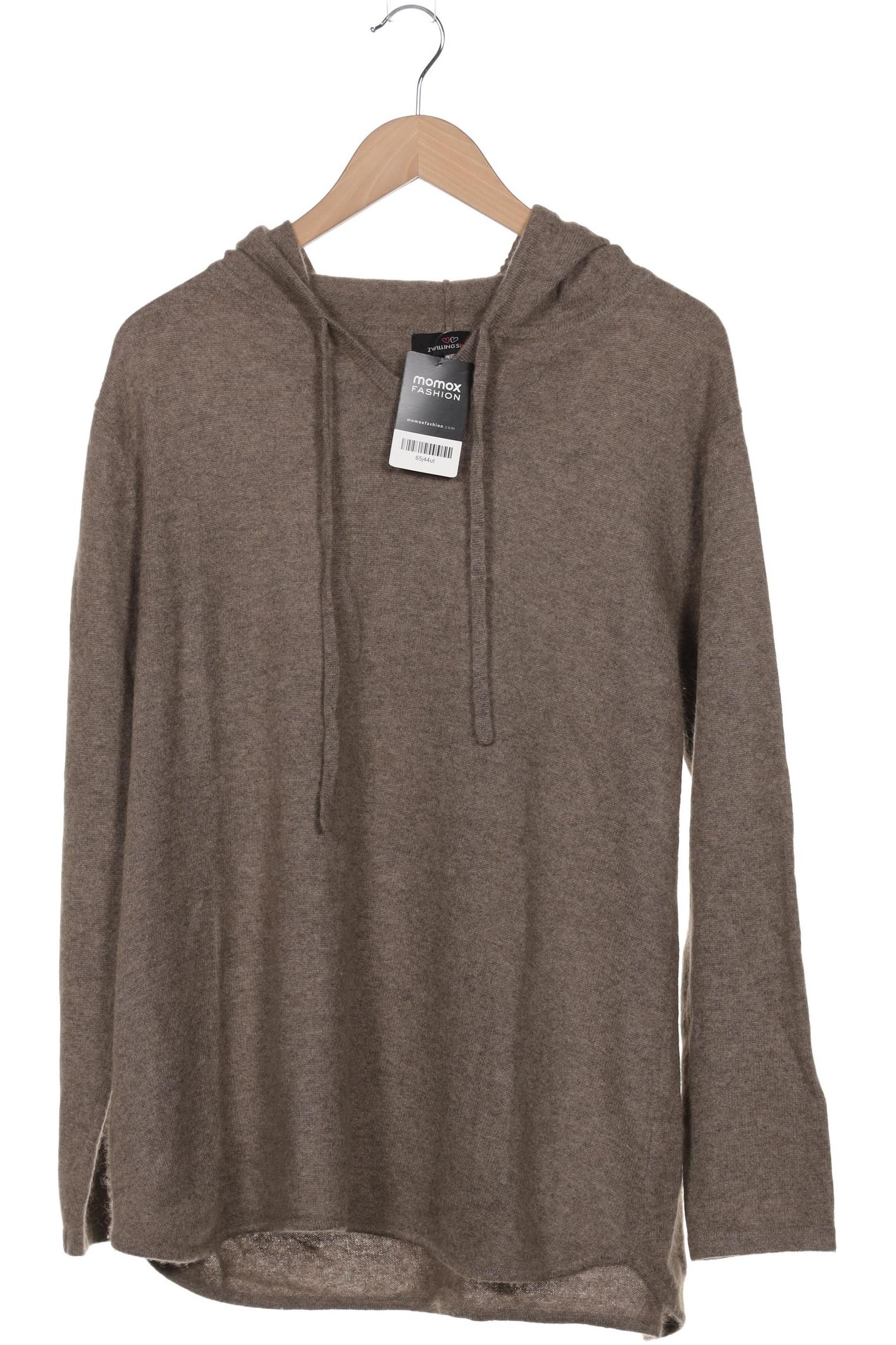 

Zwillingsherz Damen Kapuzenpullover, braun, Gr. 44