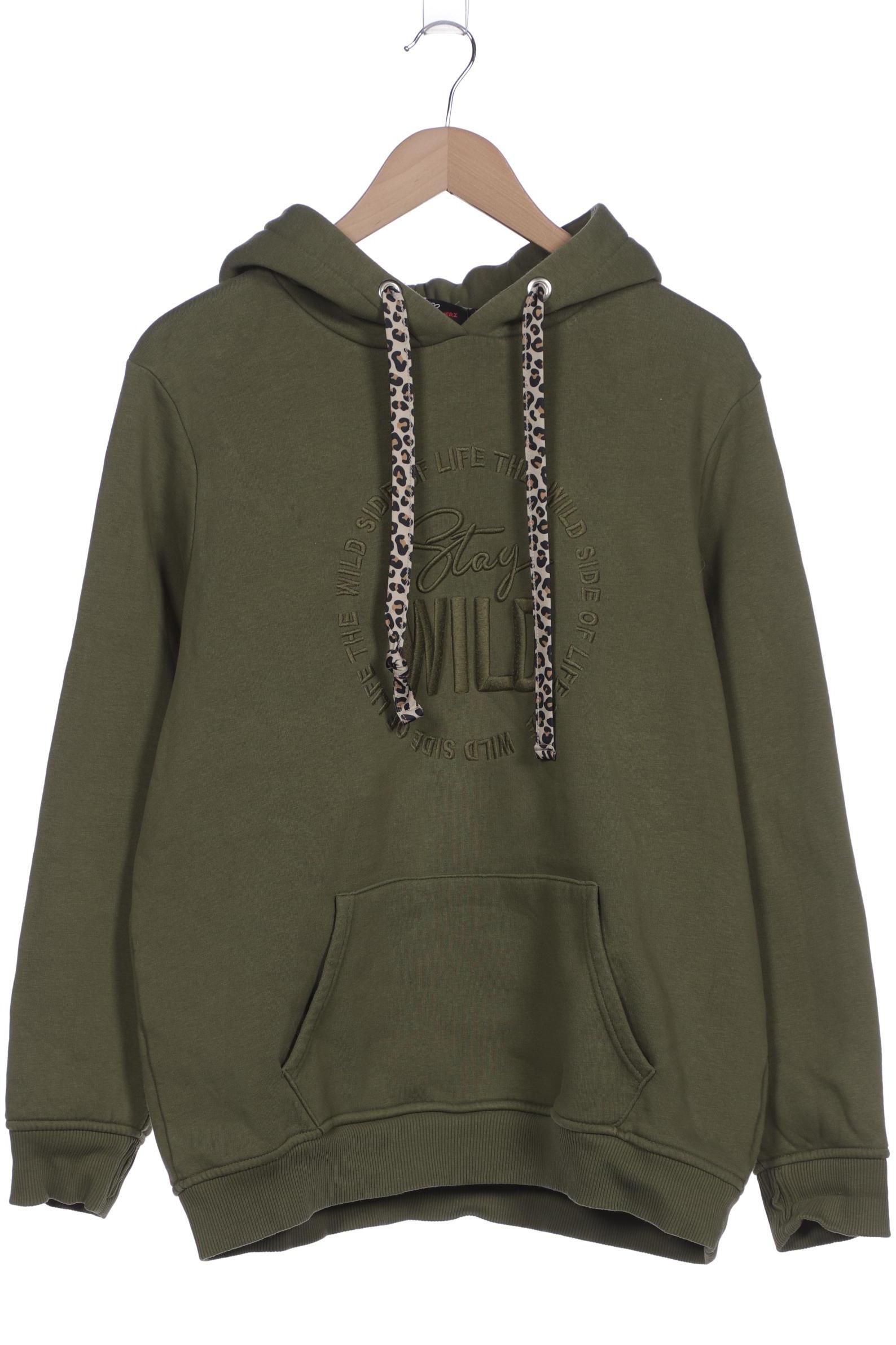 

Zwillingsherz Damen Kapuzenpullover, grün, Gr. 42