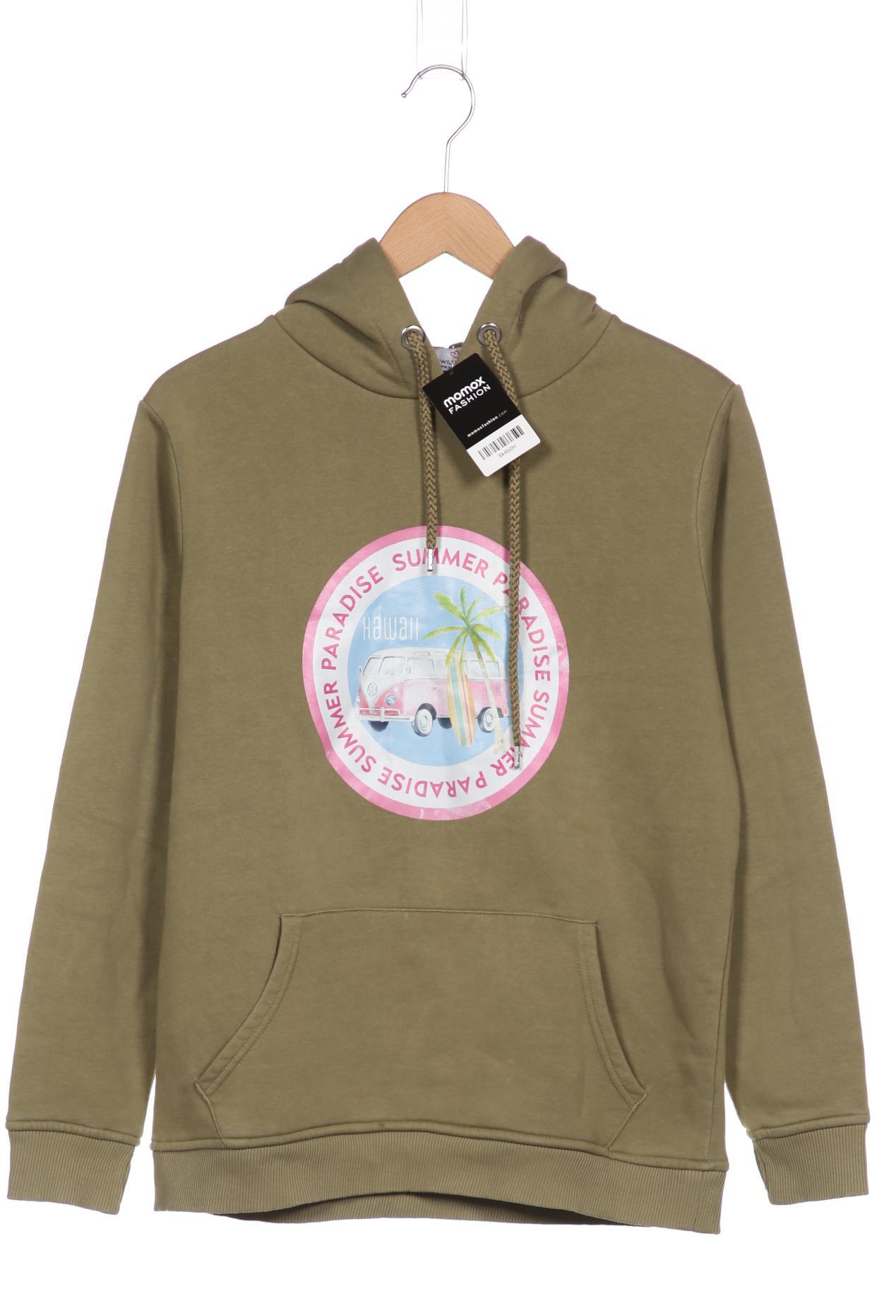 

Zwillingsherz Damen Kapuzenpullover, grün, Gr. 38