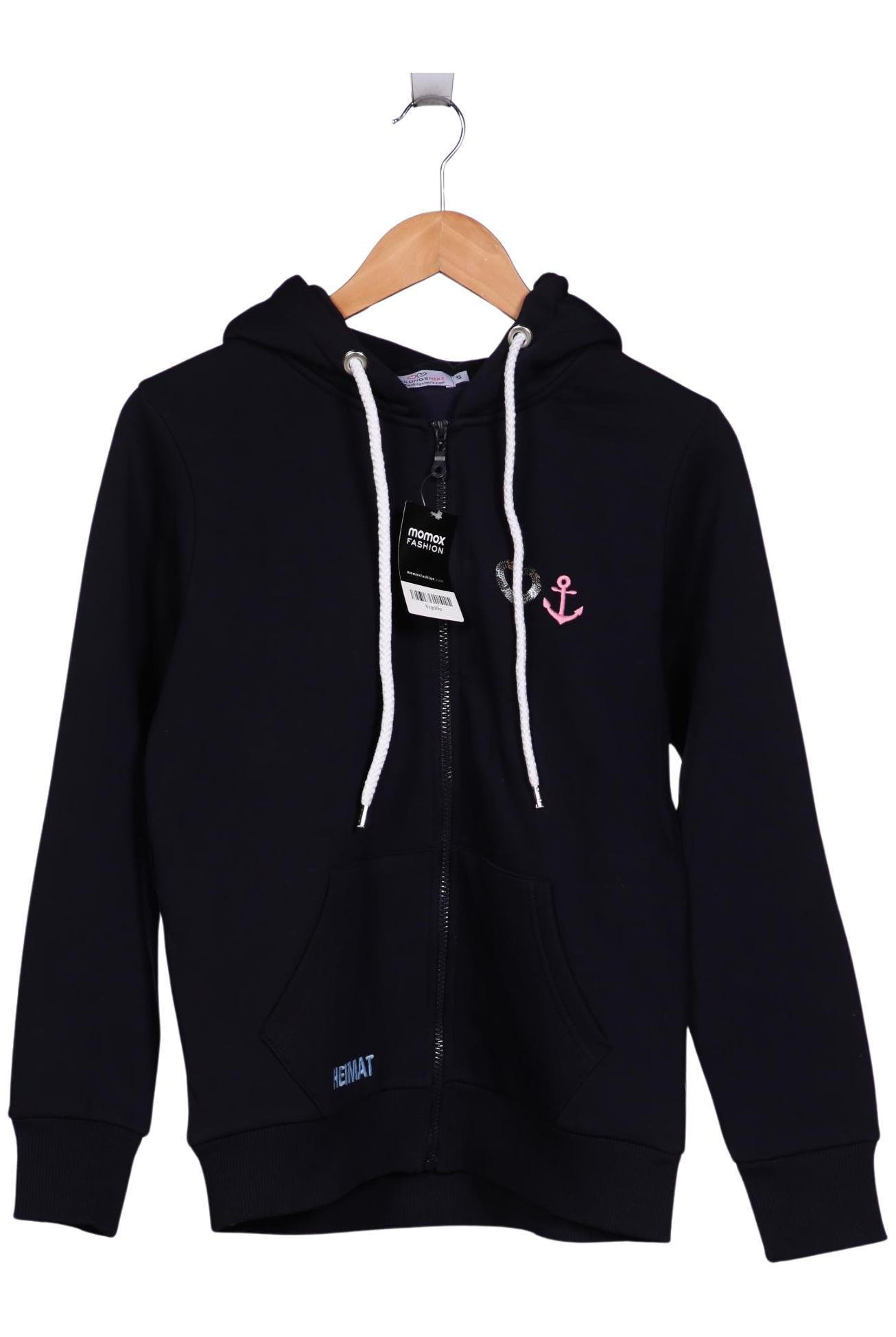 

Zwillingsherz Damen Kapuzenpullover, marineblau, Gr. 36