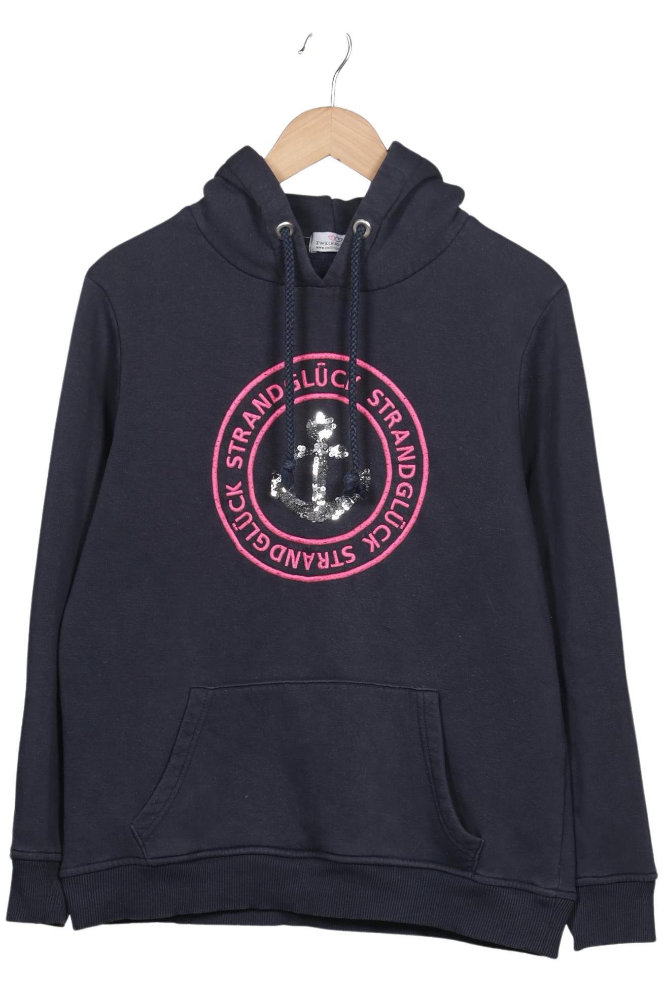 

Zwillingsherz Damen Kapuzenpullover, marineblau, Gr. 38