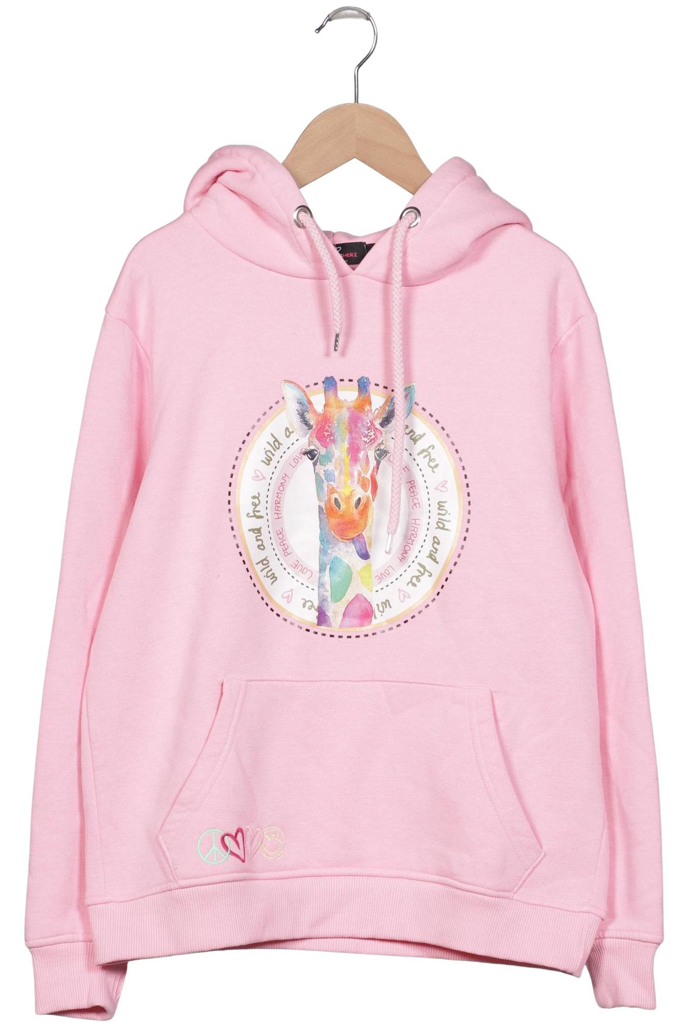 

Zwillingsherz Damen Kapuzenpullover, pink, Gr. 36