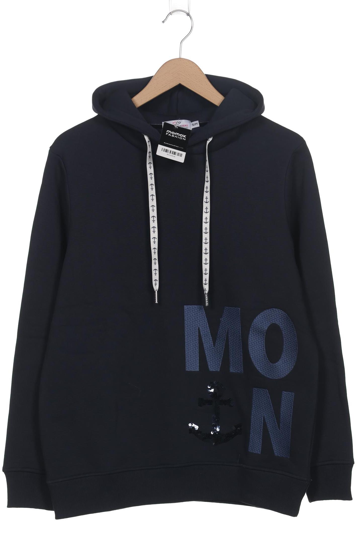 

Zwillingsherz Damen Kapuzenpullover, marineblau, Gr. 36