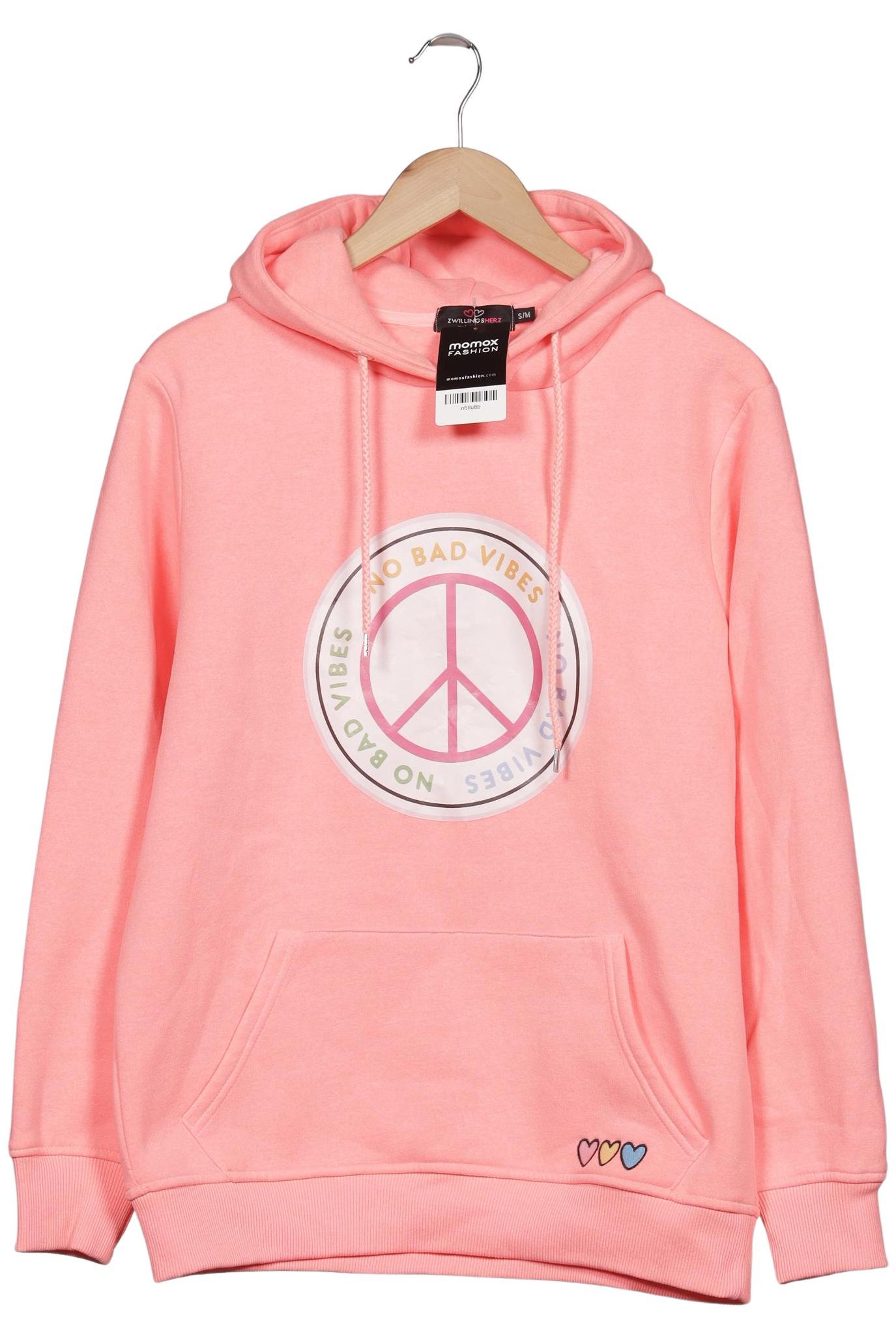 

Zwillingsherz Damen Kapuzenpullover, pink, Gr. 36