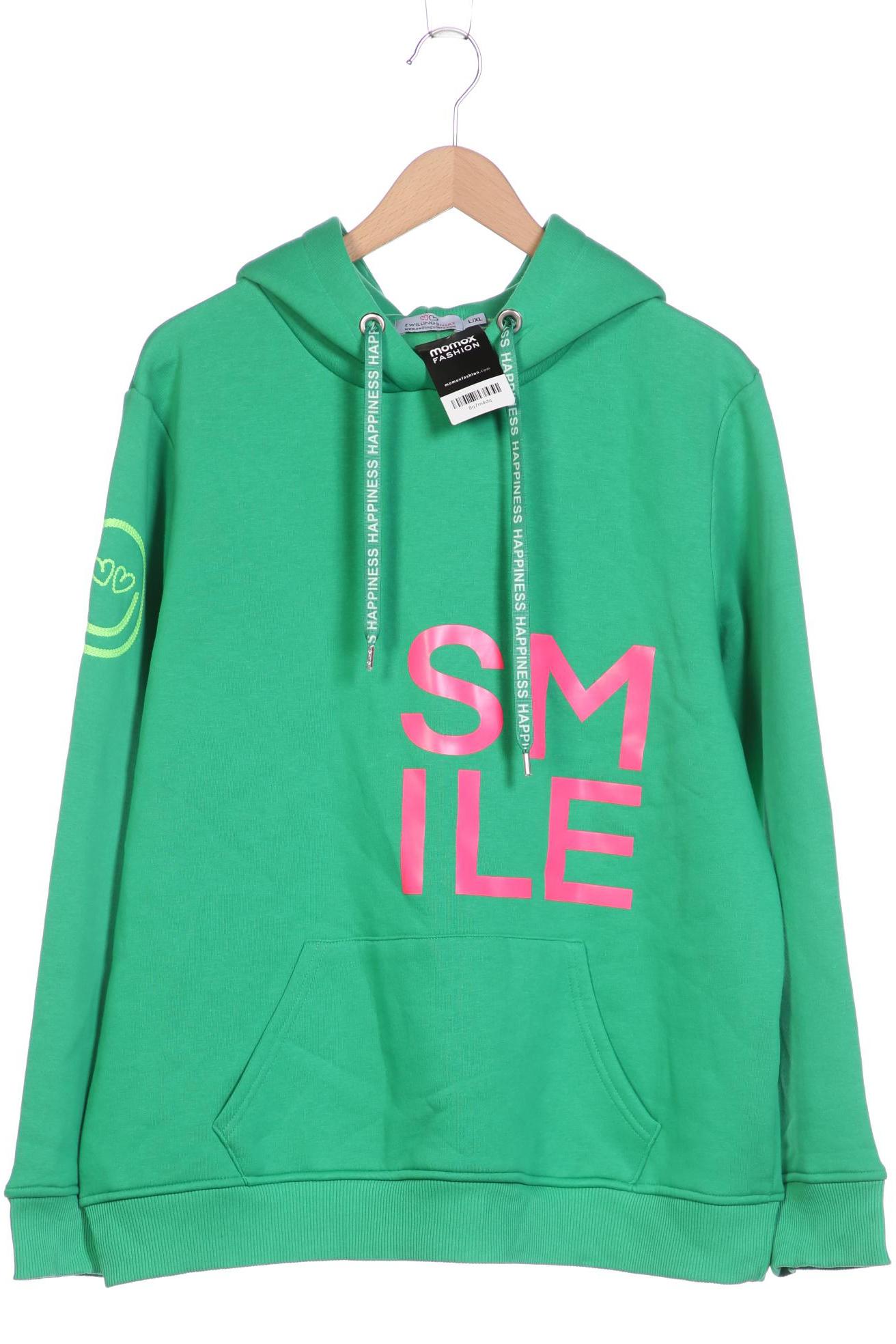 

Zwillingsherz Damen Kapuzenpullover, grün