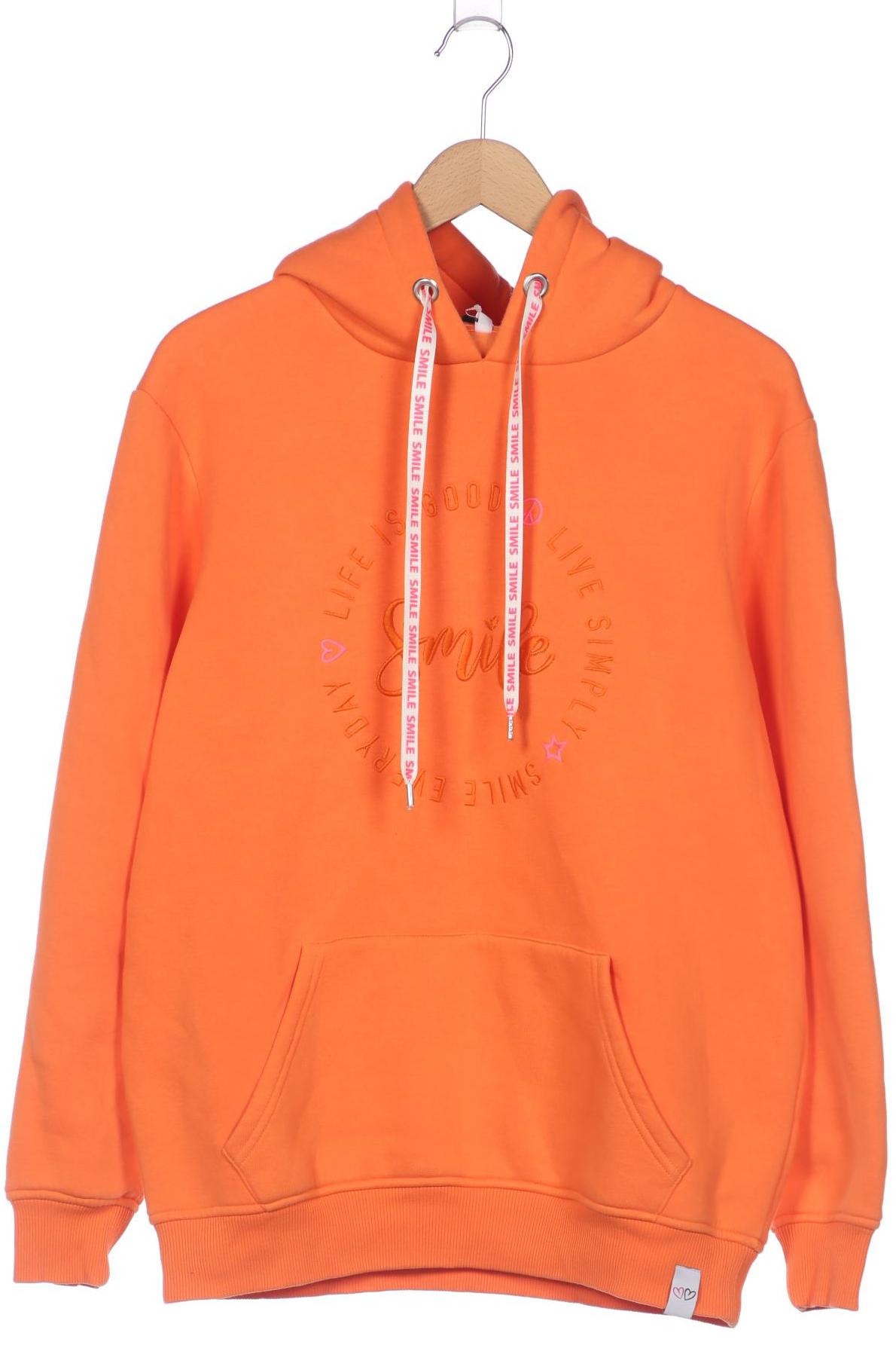 

Zwillingsherz Damen Kapuzenpullover, orange, Gr. 38