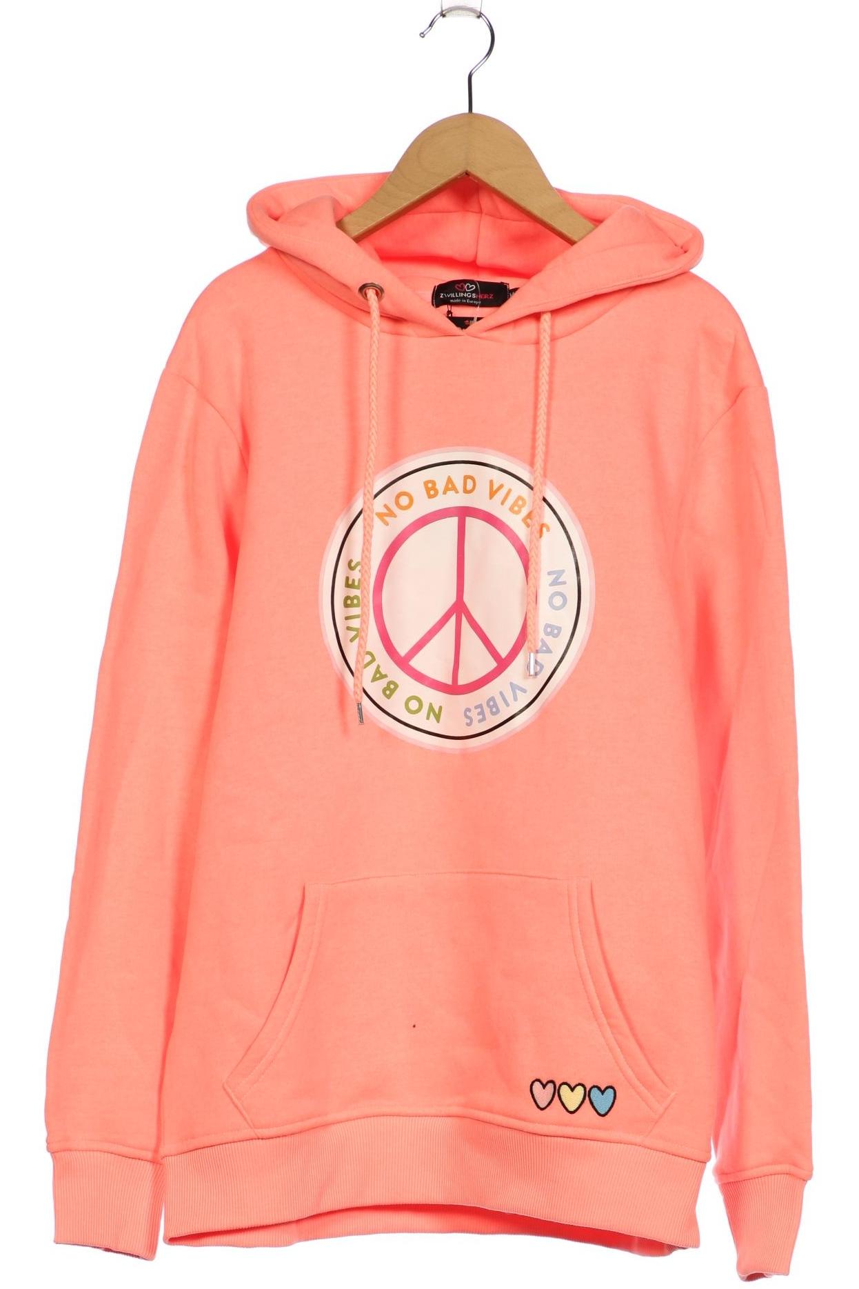 

Zwillingsherz Damen Kapuzenpullover, pink, Gr. 38