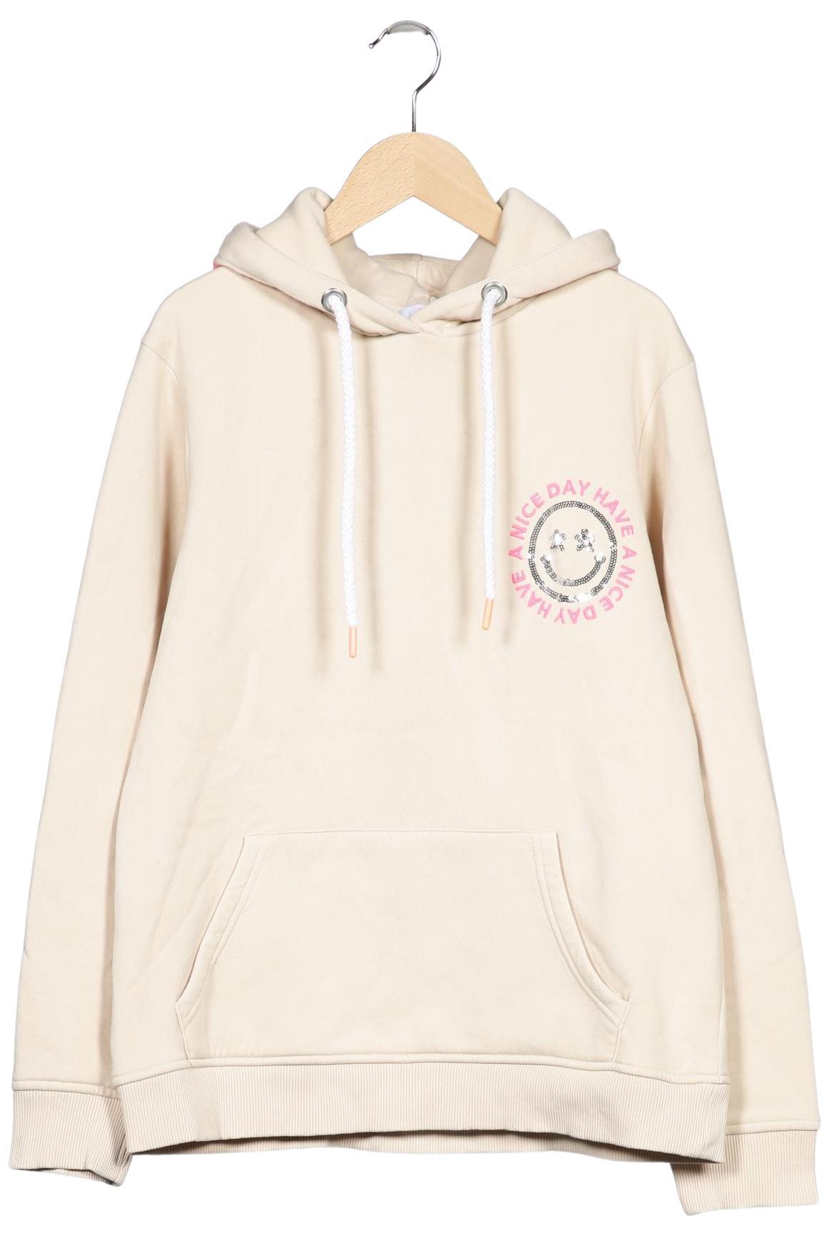 

Zwillingsherz Damen Kapuzenpullover, beige, Gr. 36