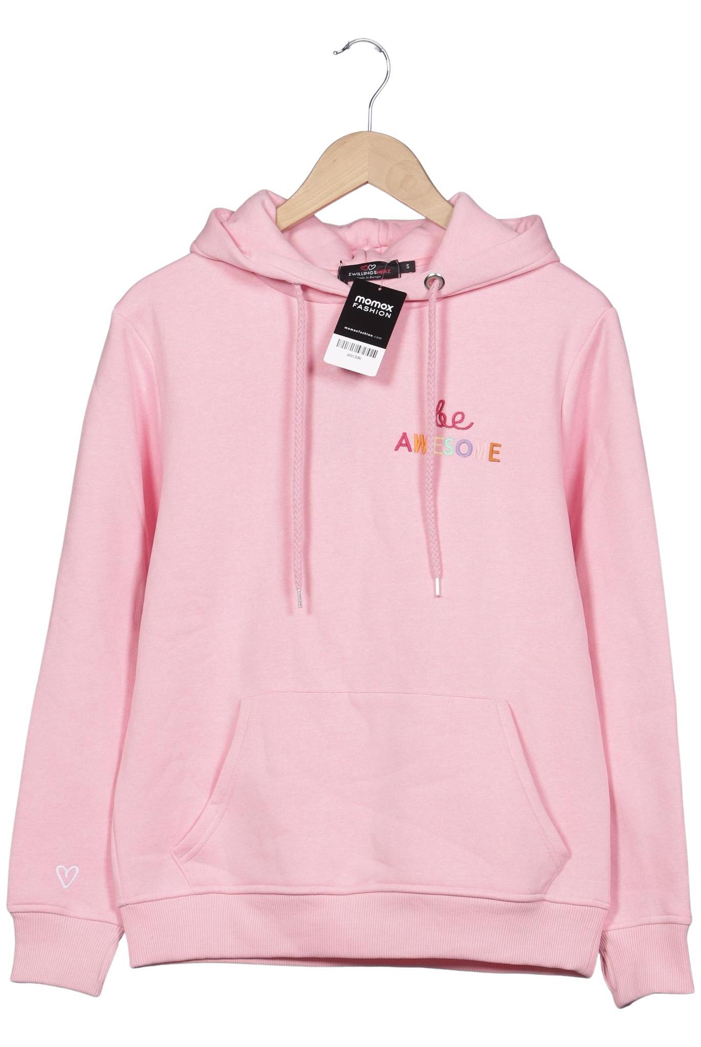 

Zwillingsherz Damen Kapuzenpullover, pink, Gr. 36